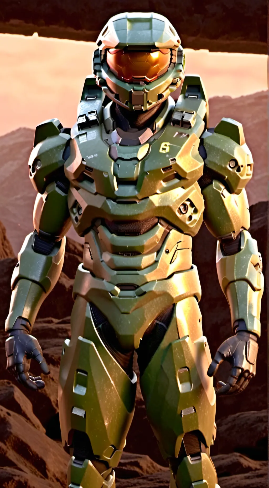 ai character: Master chief background