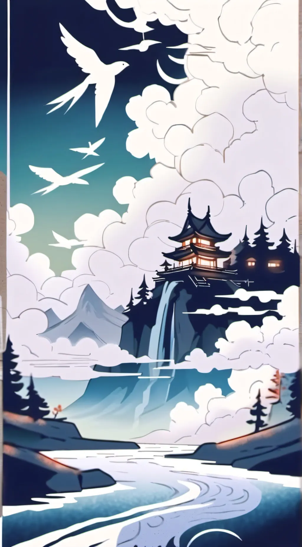 ai character: Cloud/Tornado background