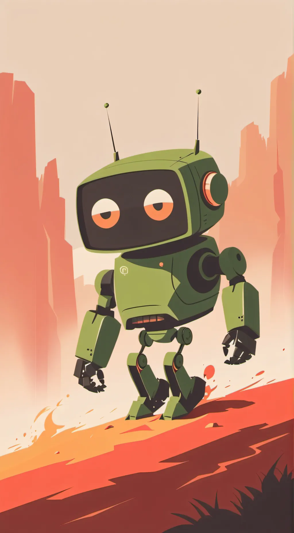 ai character: baby in YELLOW✨💅 background