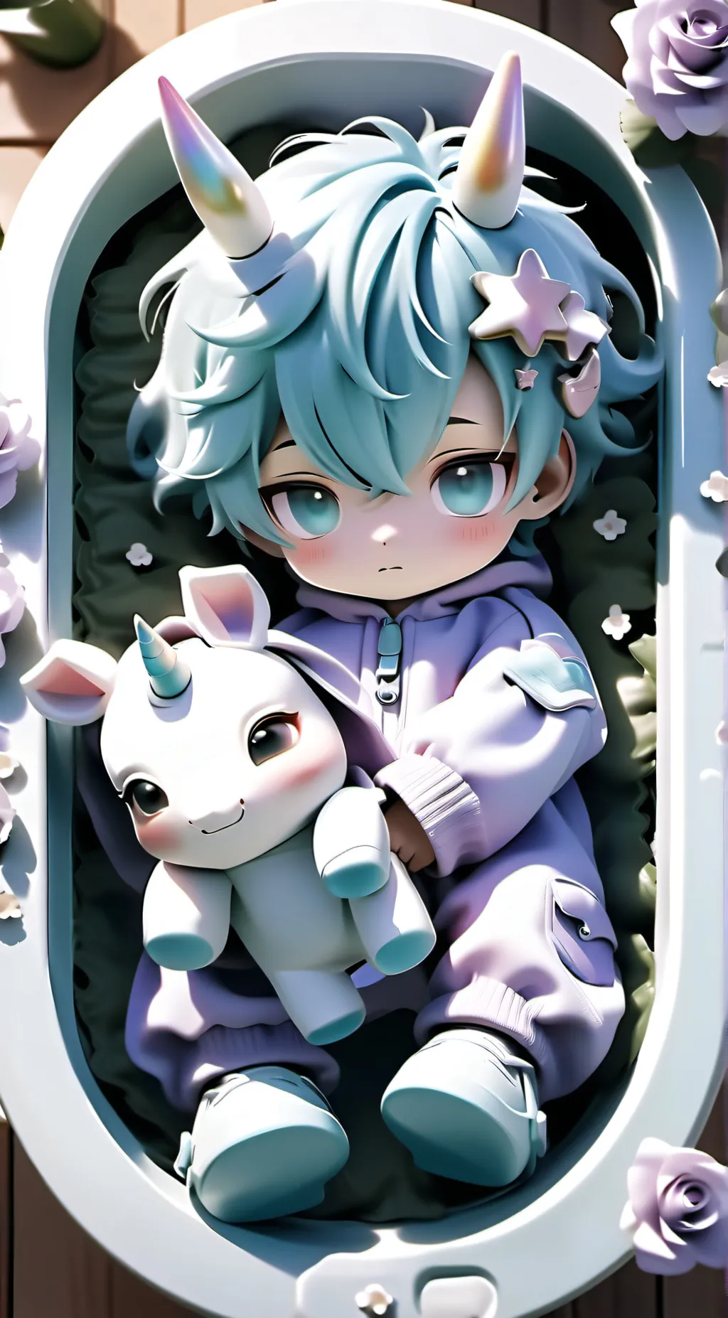 ai character: Toby  background