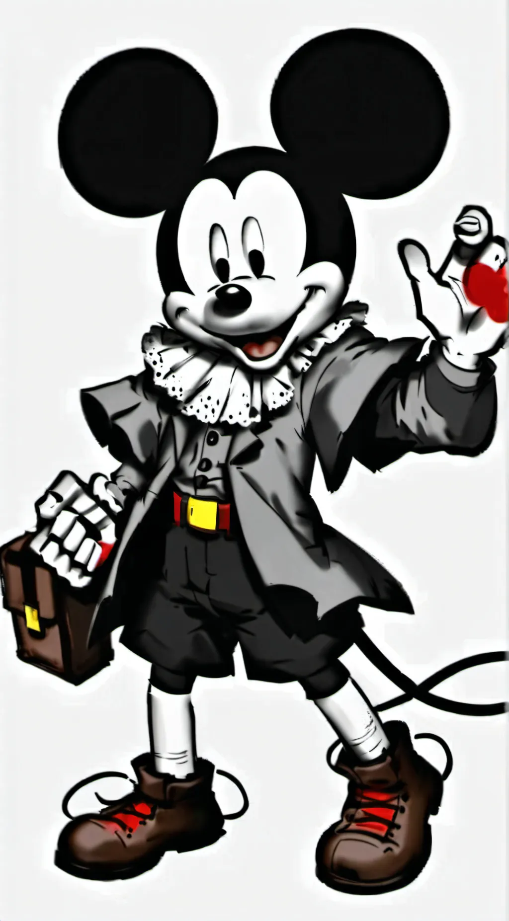 ai character: M1ckey Mouse background