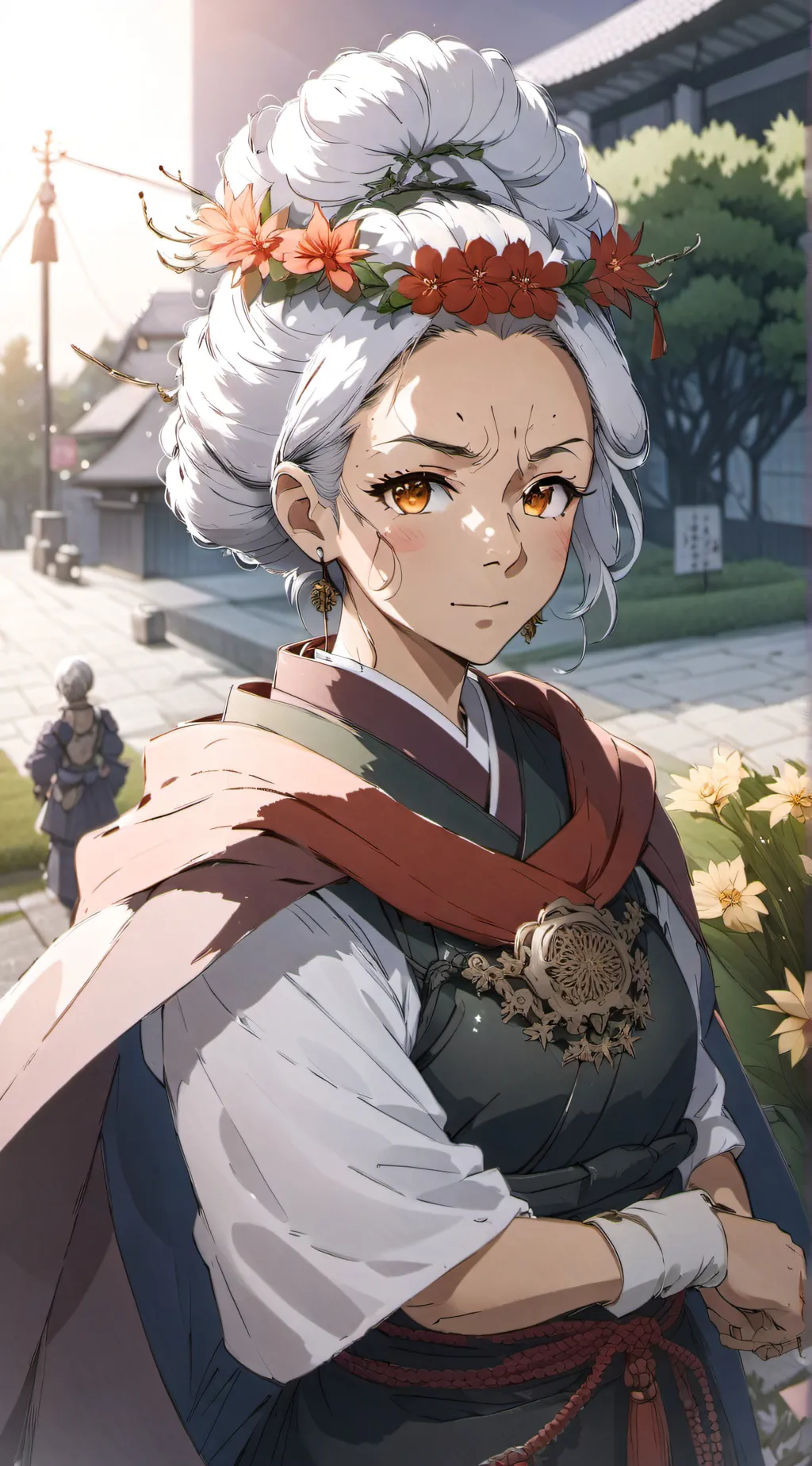 ai character: Grandma Donna background