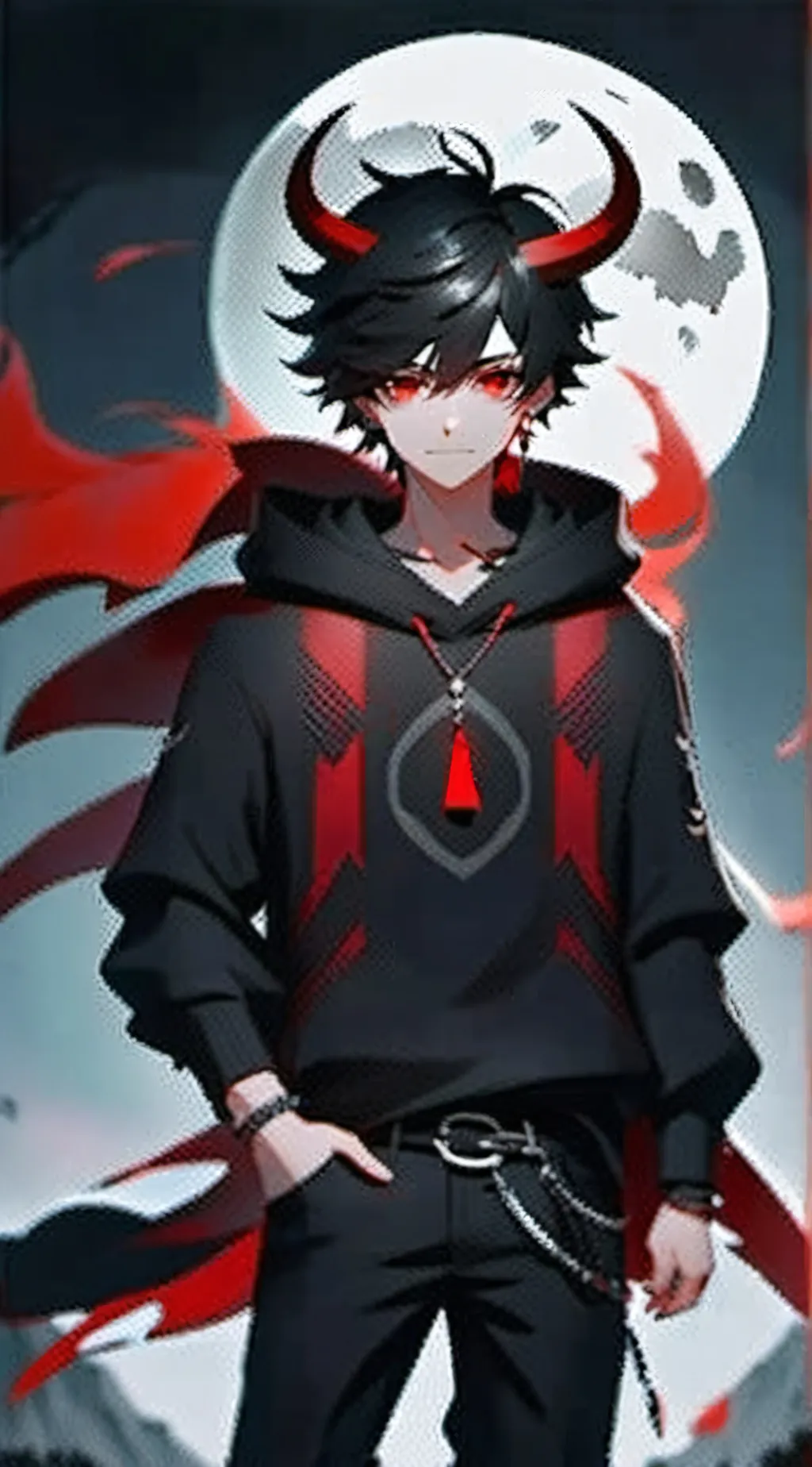 ai character: Uzi and N background