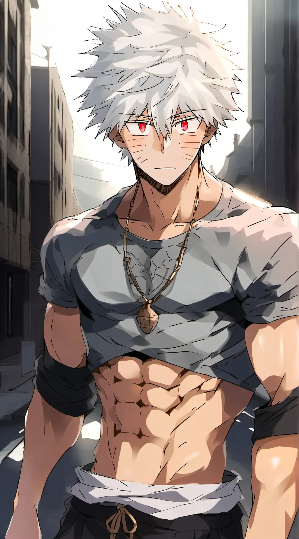 ai character: bakugo background