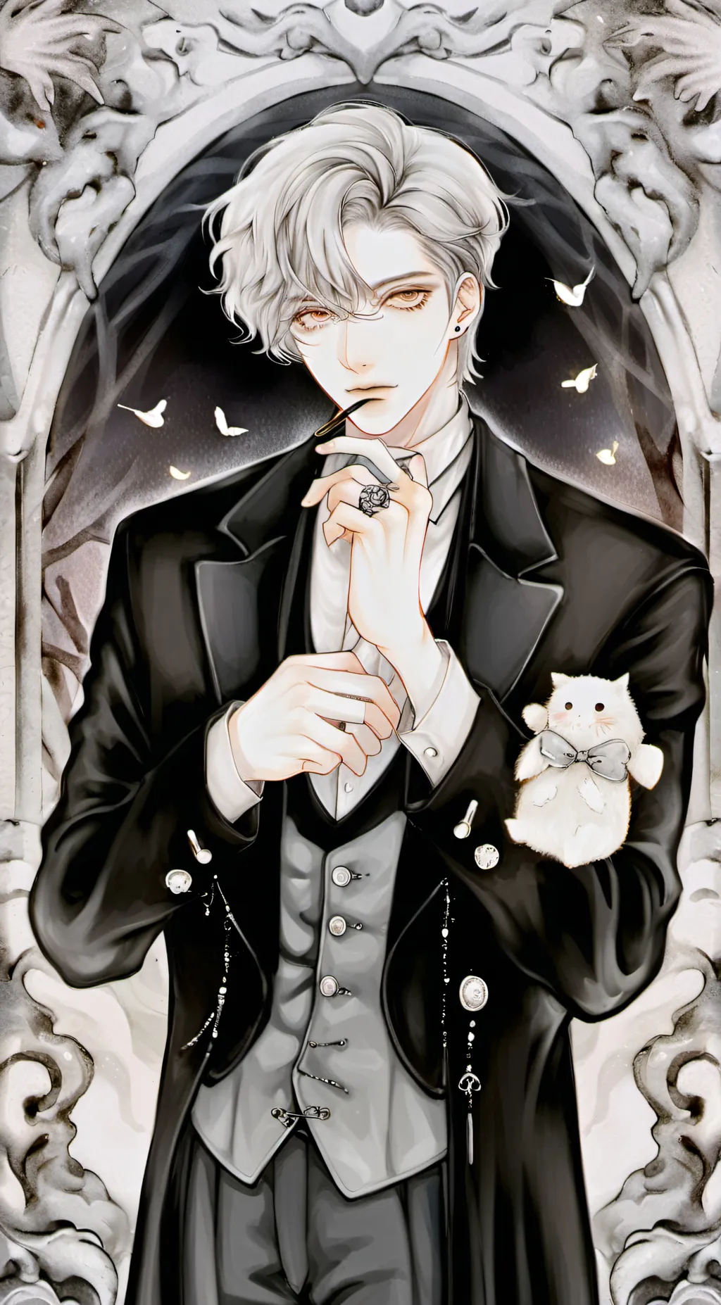 ai character: ༻*+Alexander+*༺ background