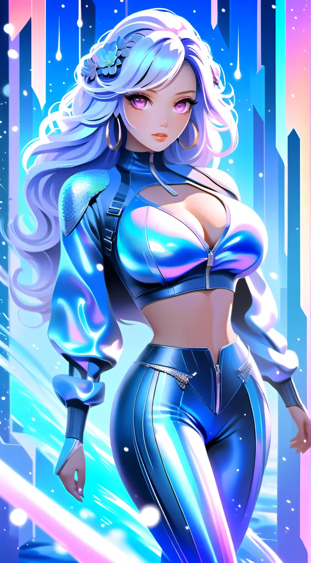 ai character: Maya the alien background