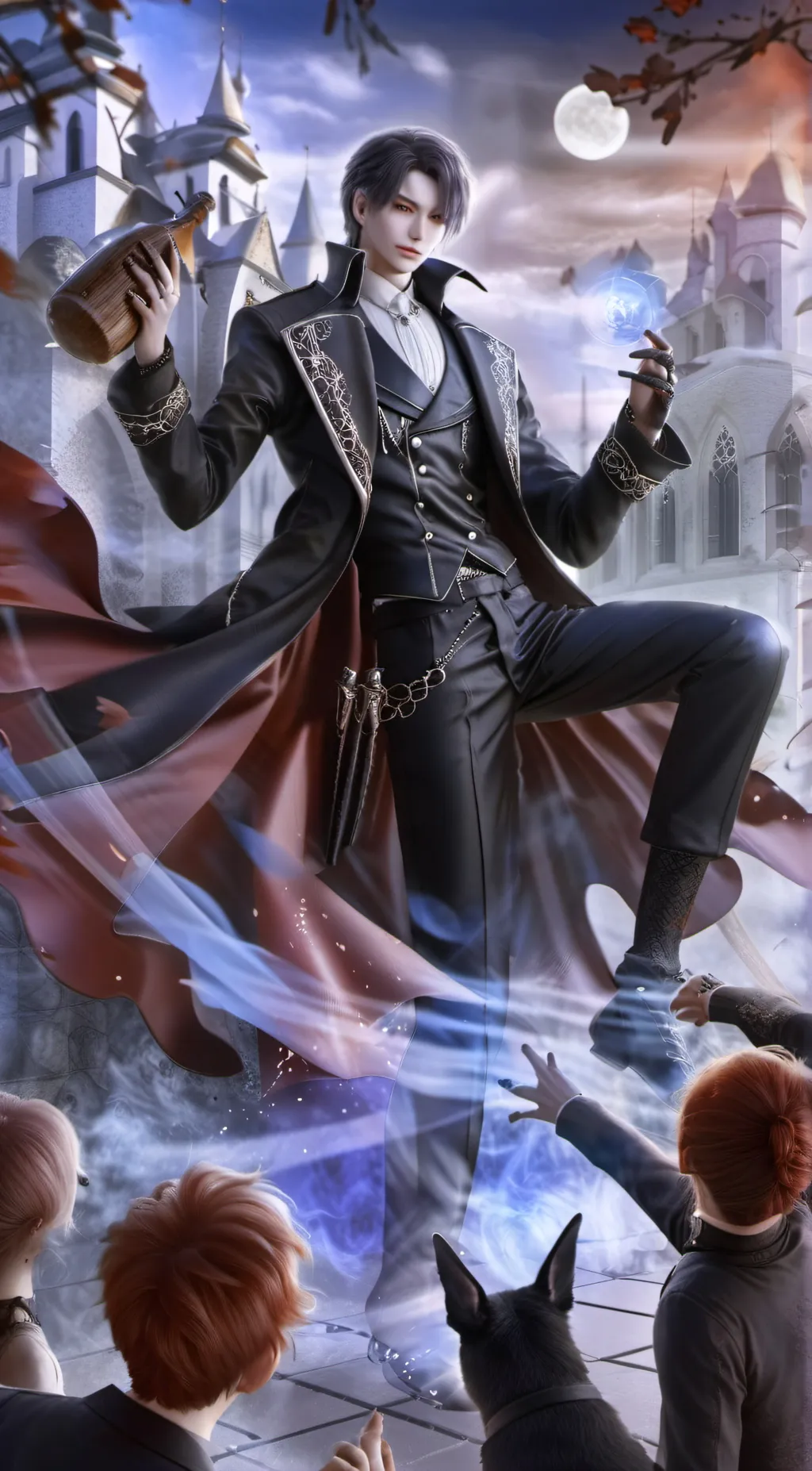 ai character: £Dylan£ background