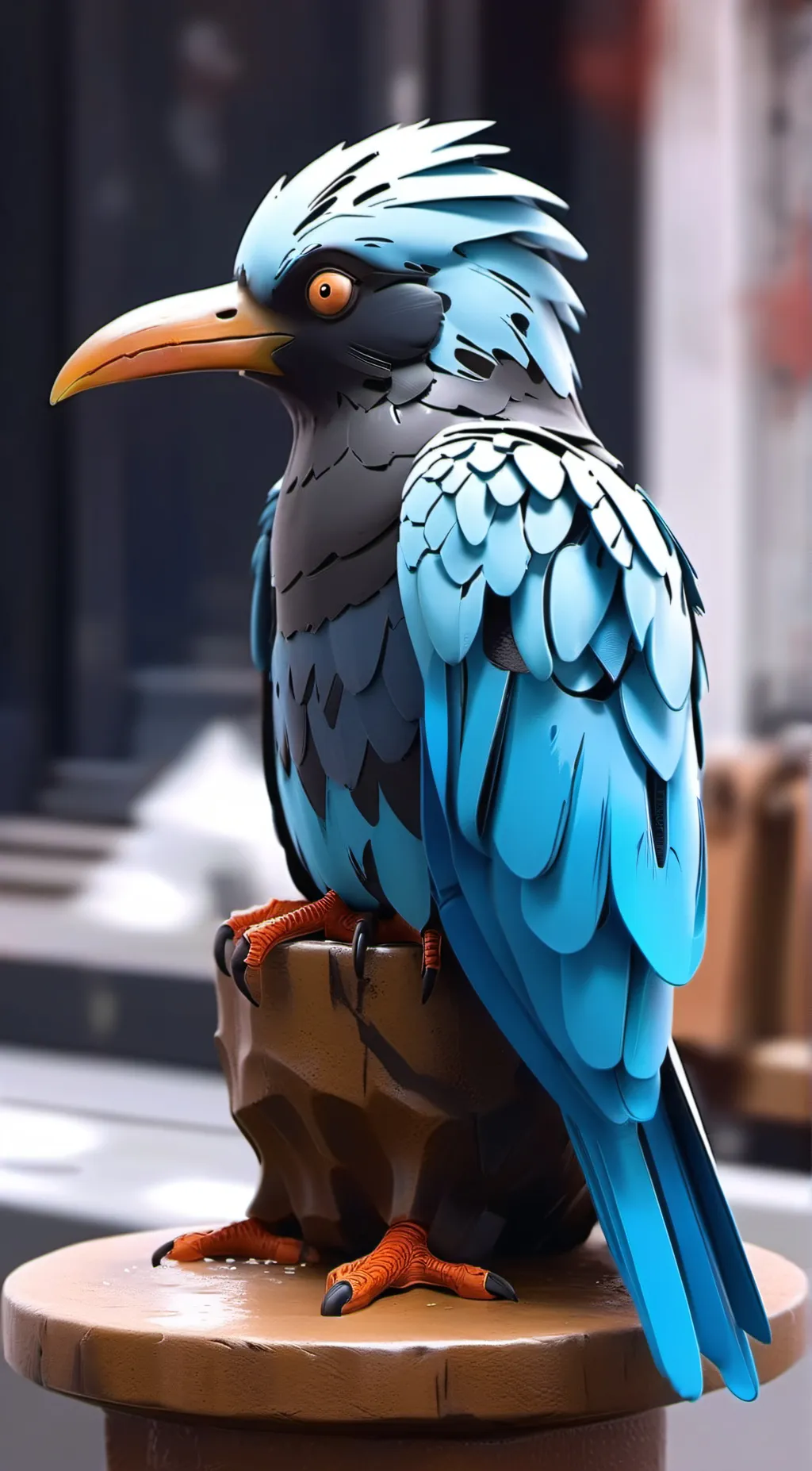 ai character: gummy Blue Gator background