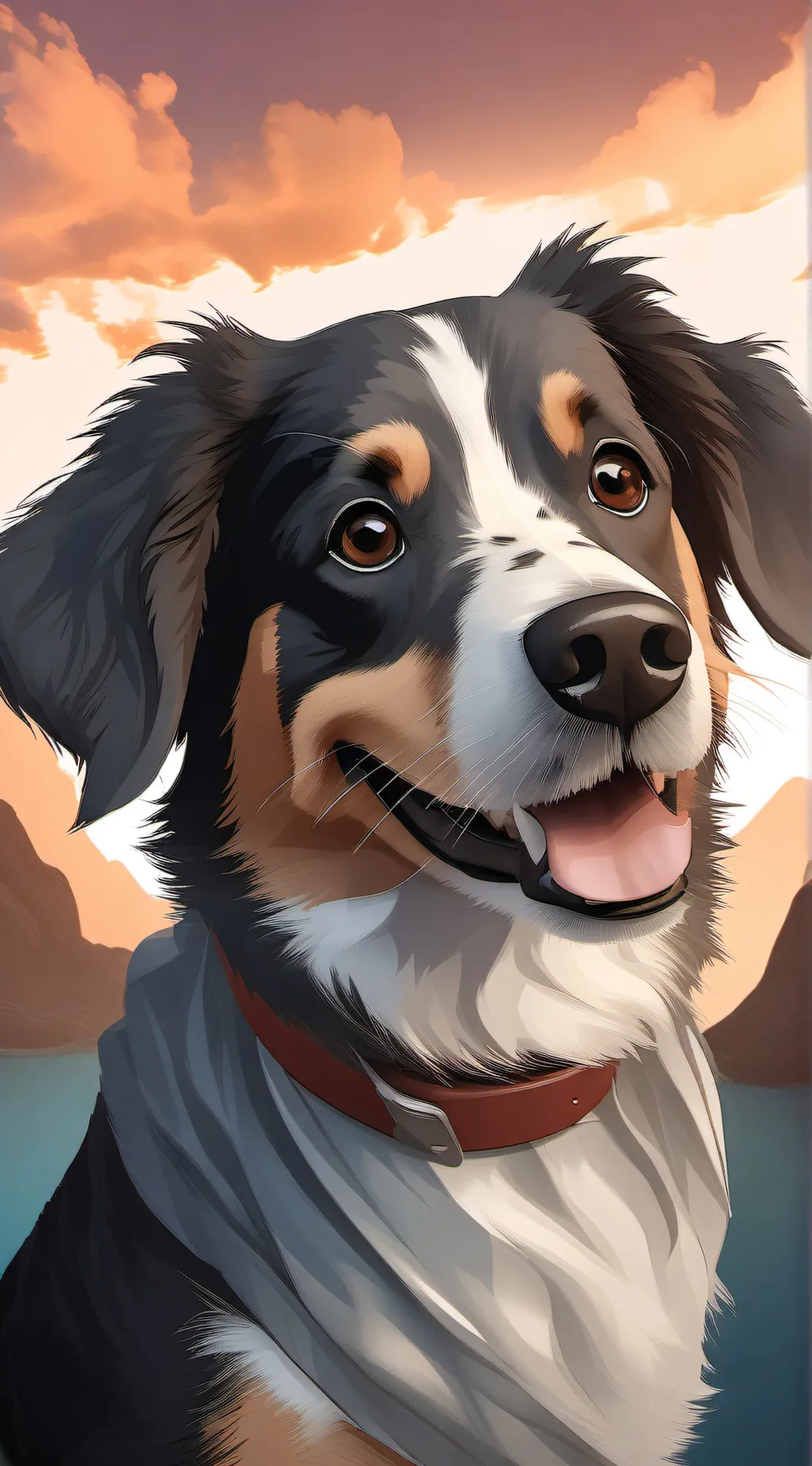 ai character: doggy :3 background