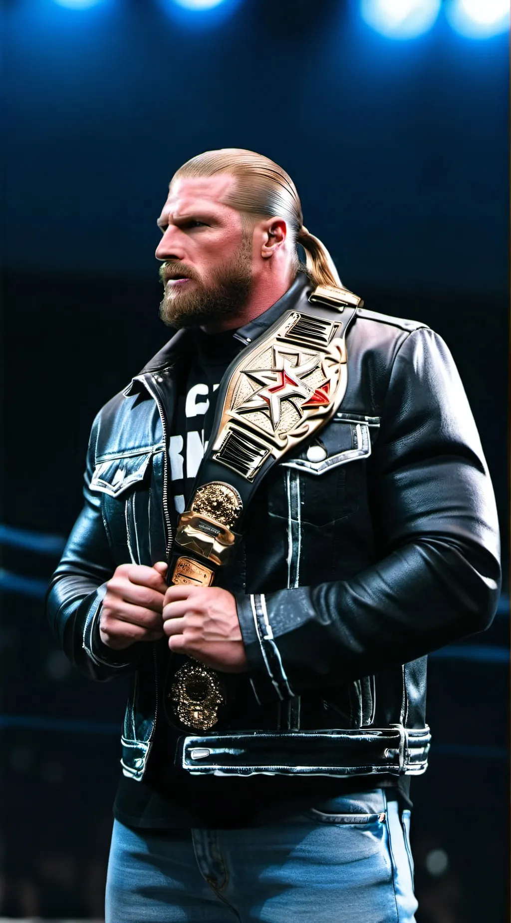 ai character: Triple H background