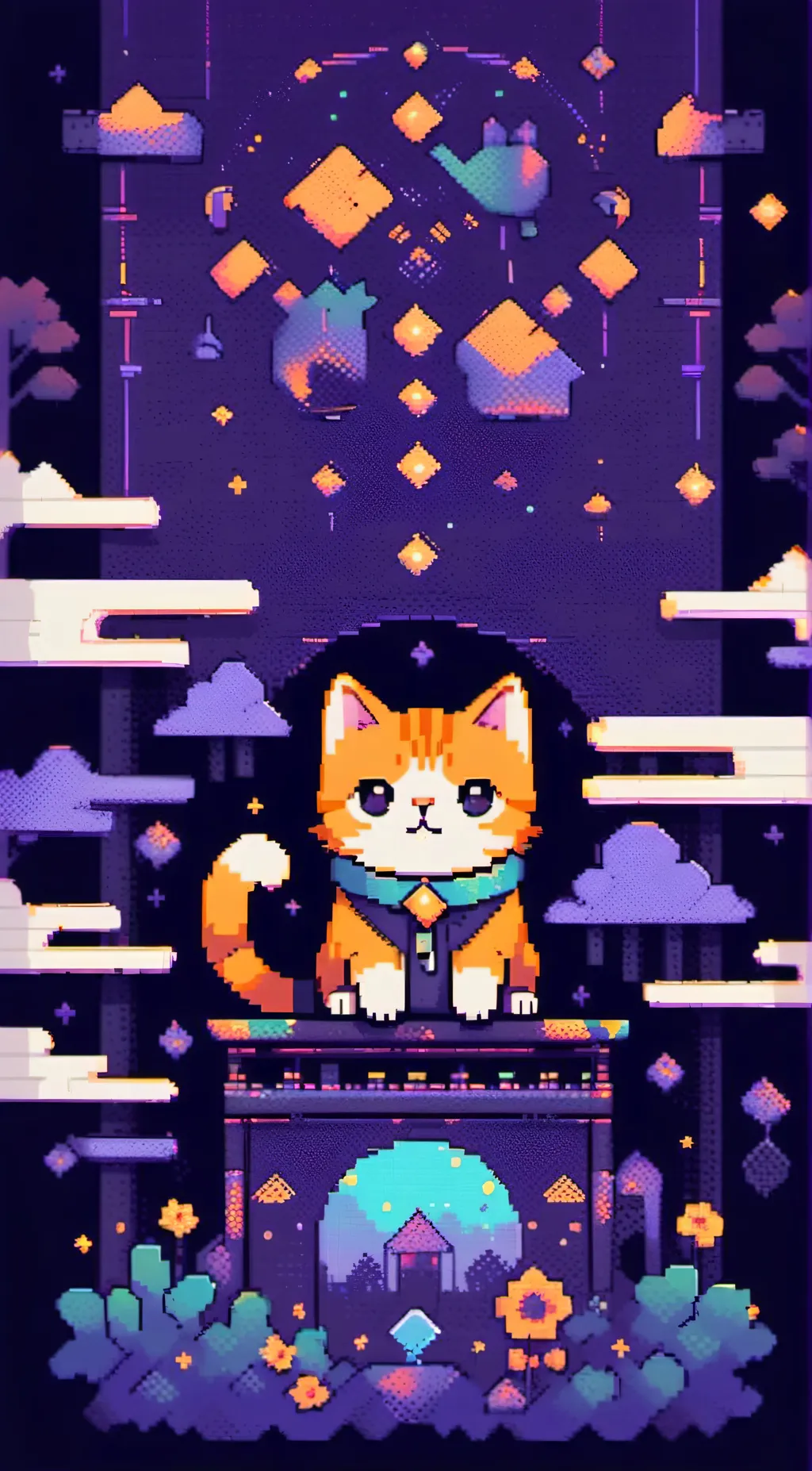 ai character: Kittyton  background