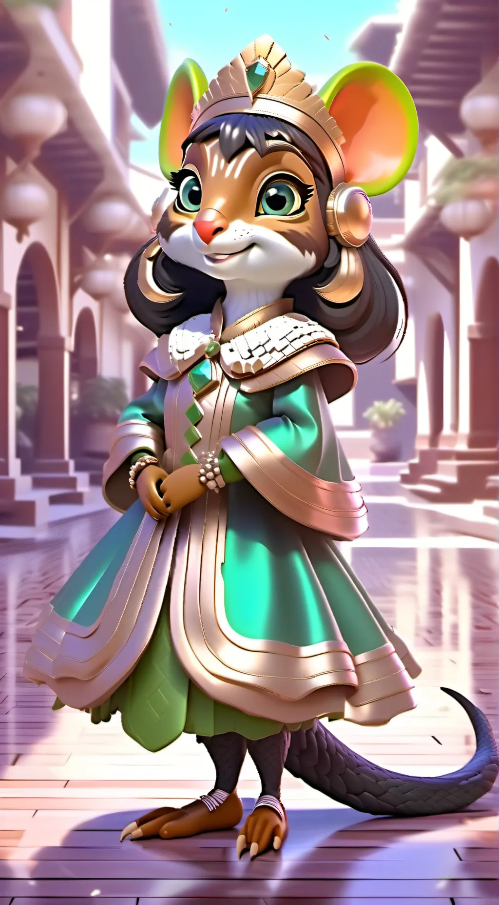 ai character: Rodent Empress  background