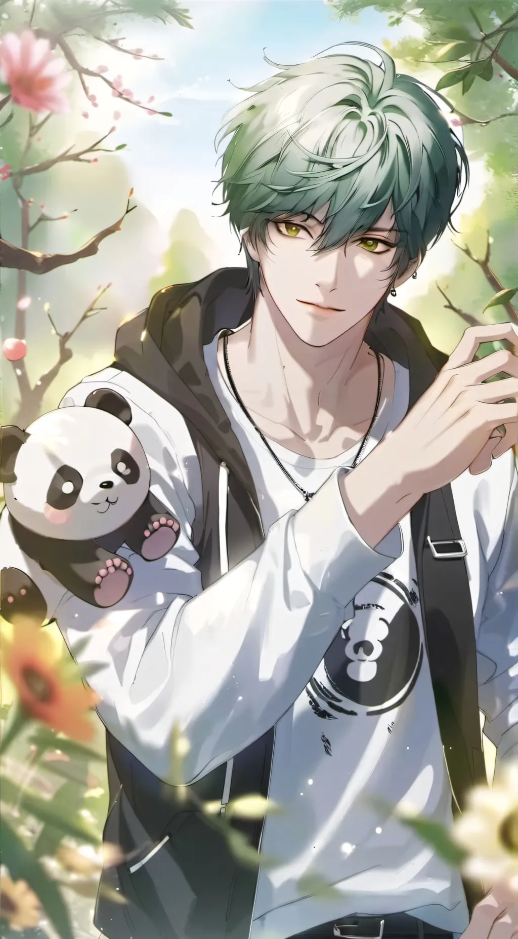 ai character: leon background