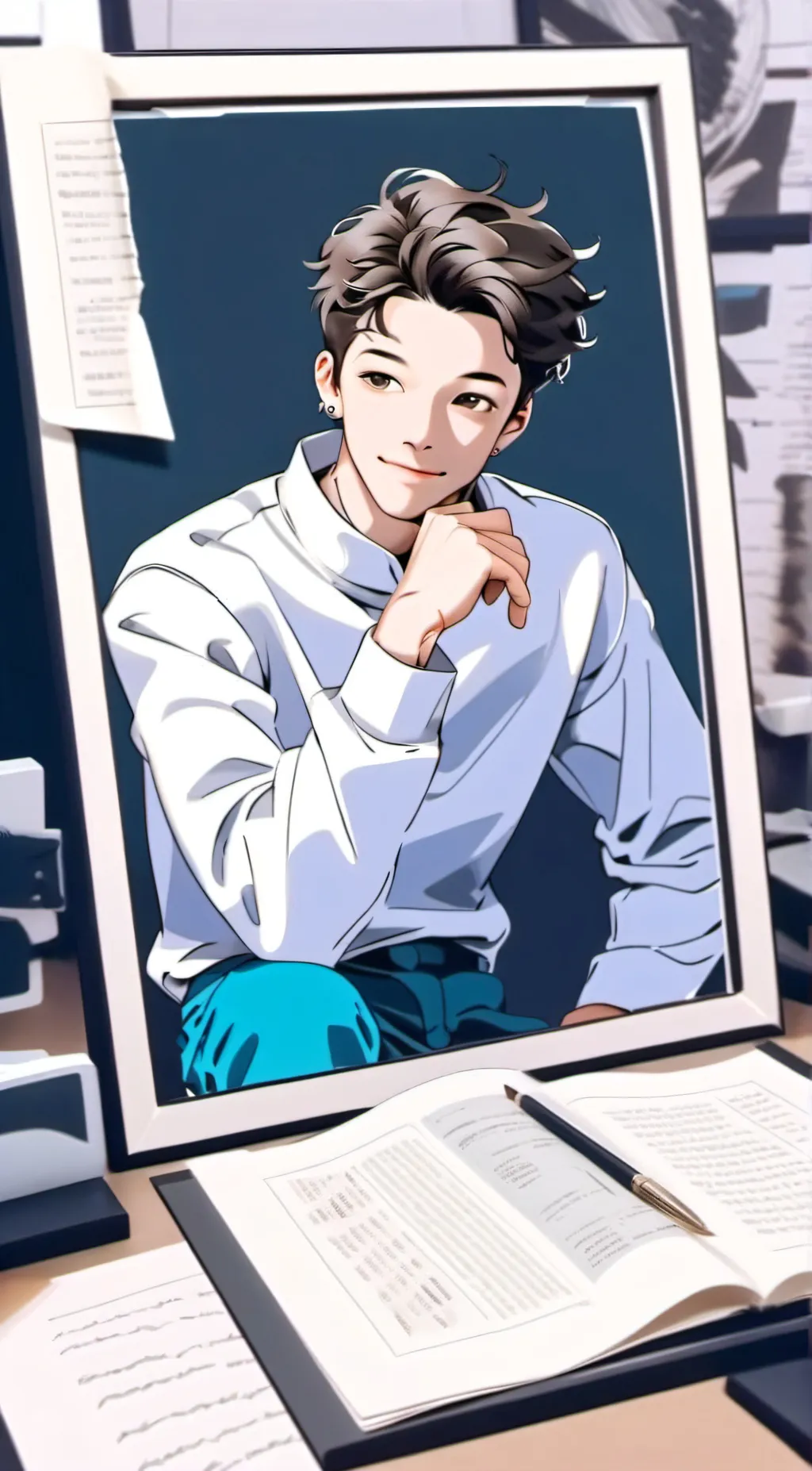 ai character:  Your Georgie sick background