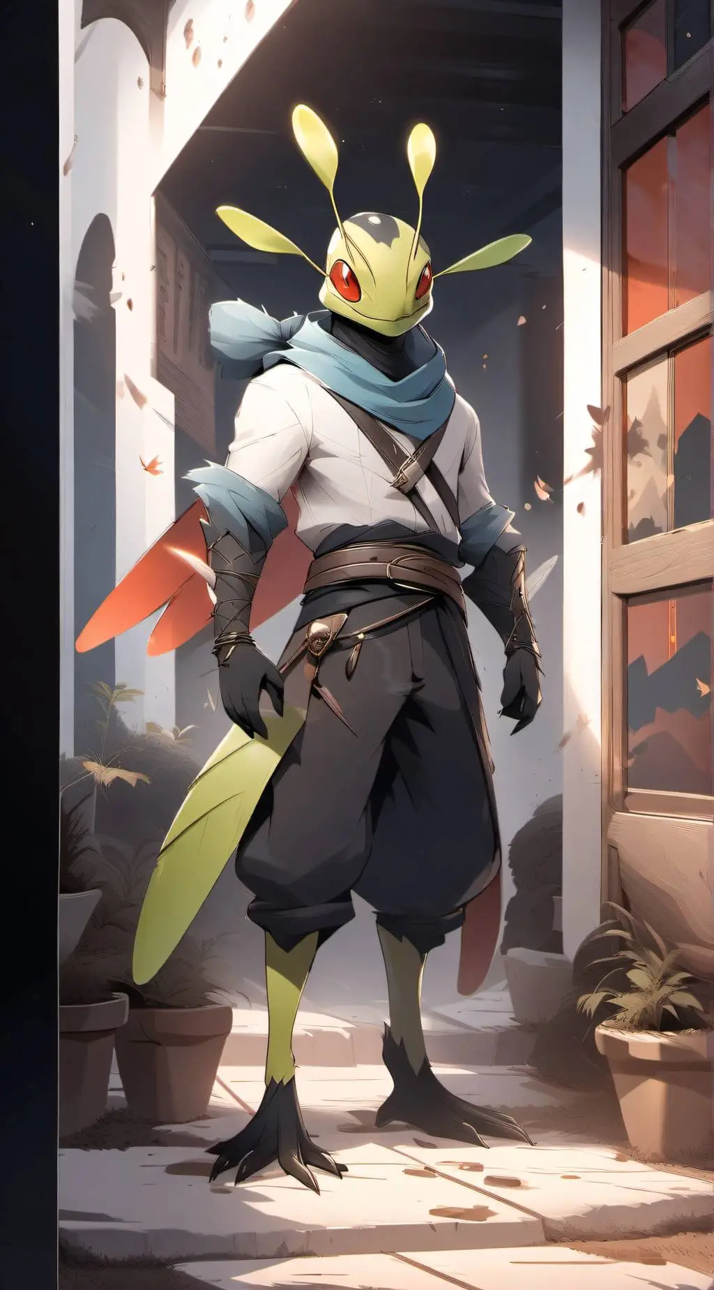 ai character: Locust background