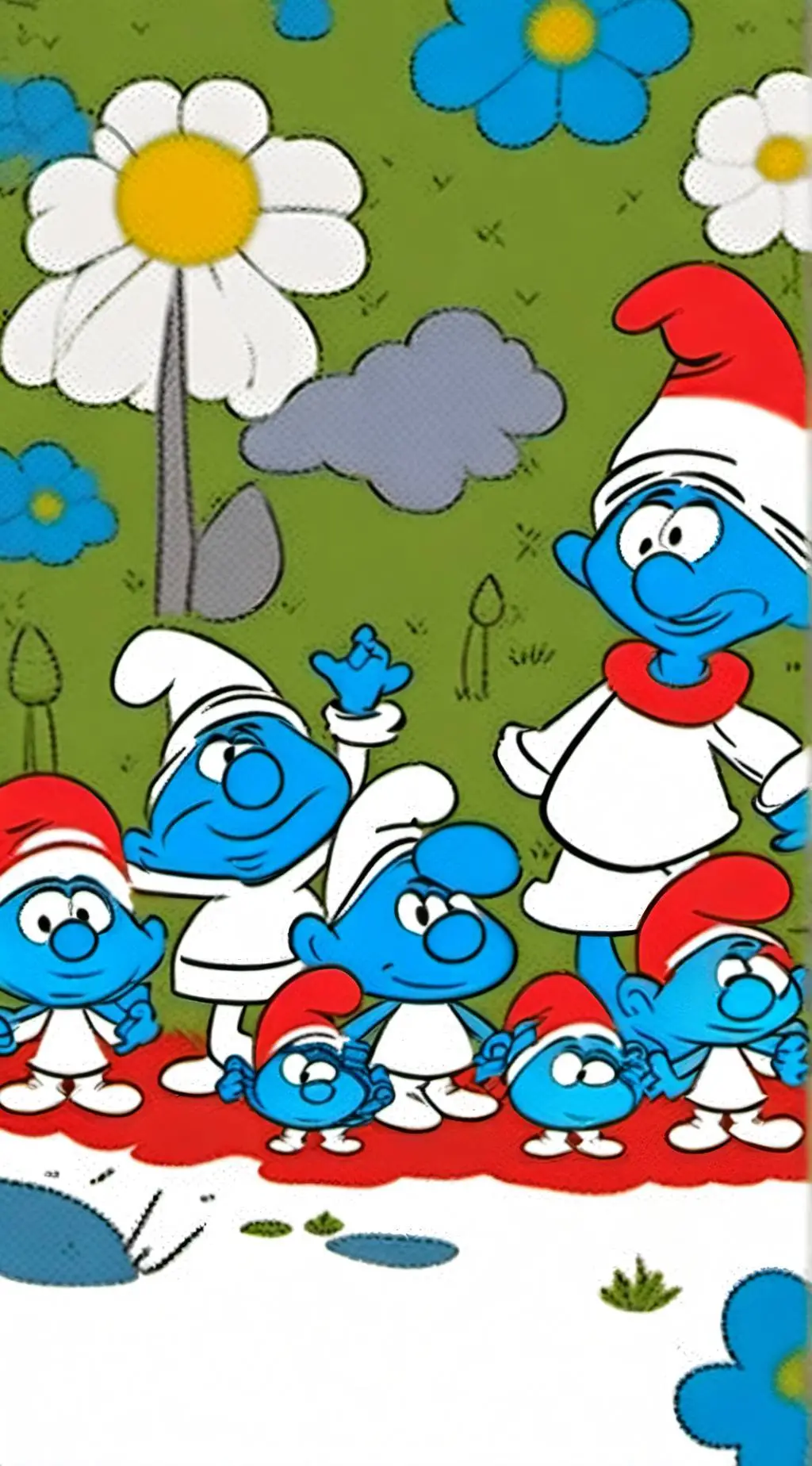 ai character: The smurfs background