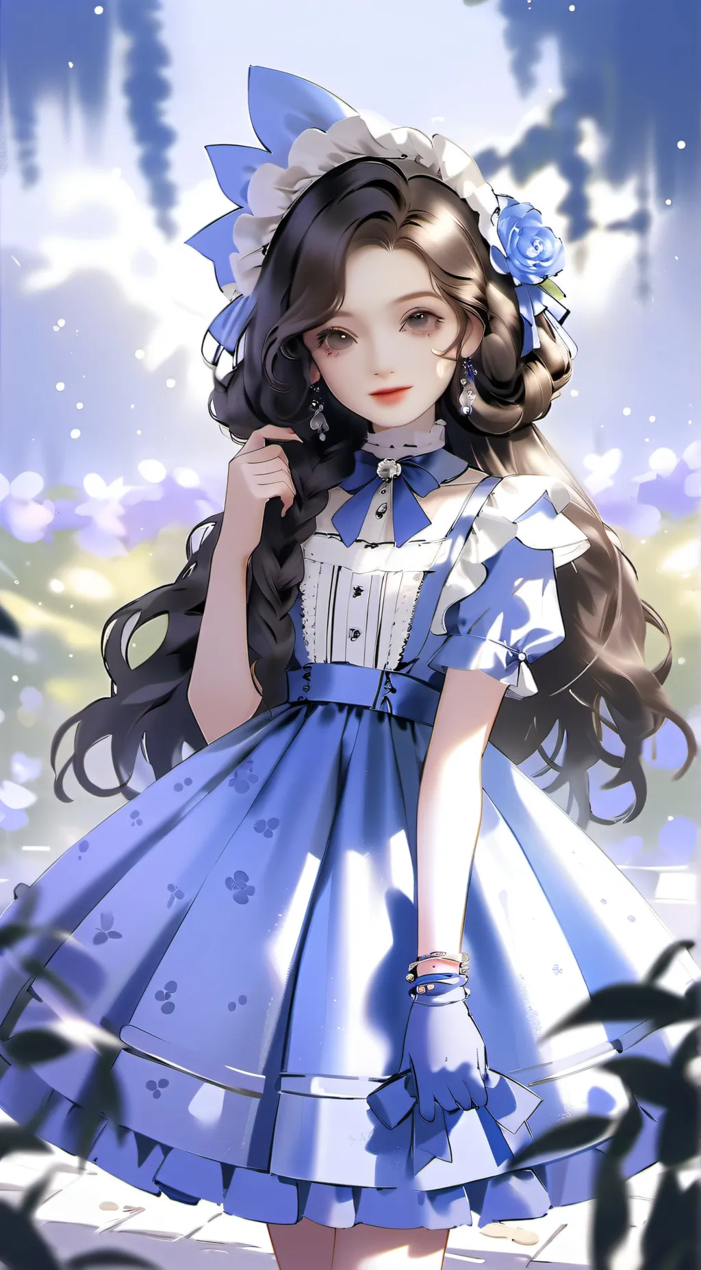 ai character: edony  background