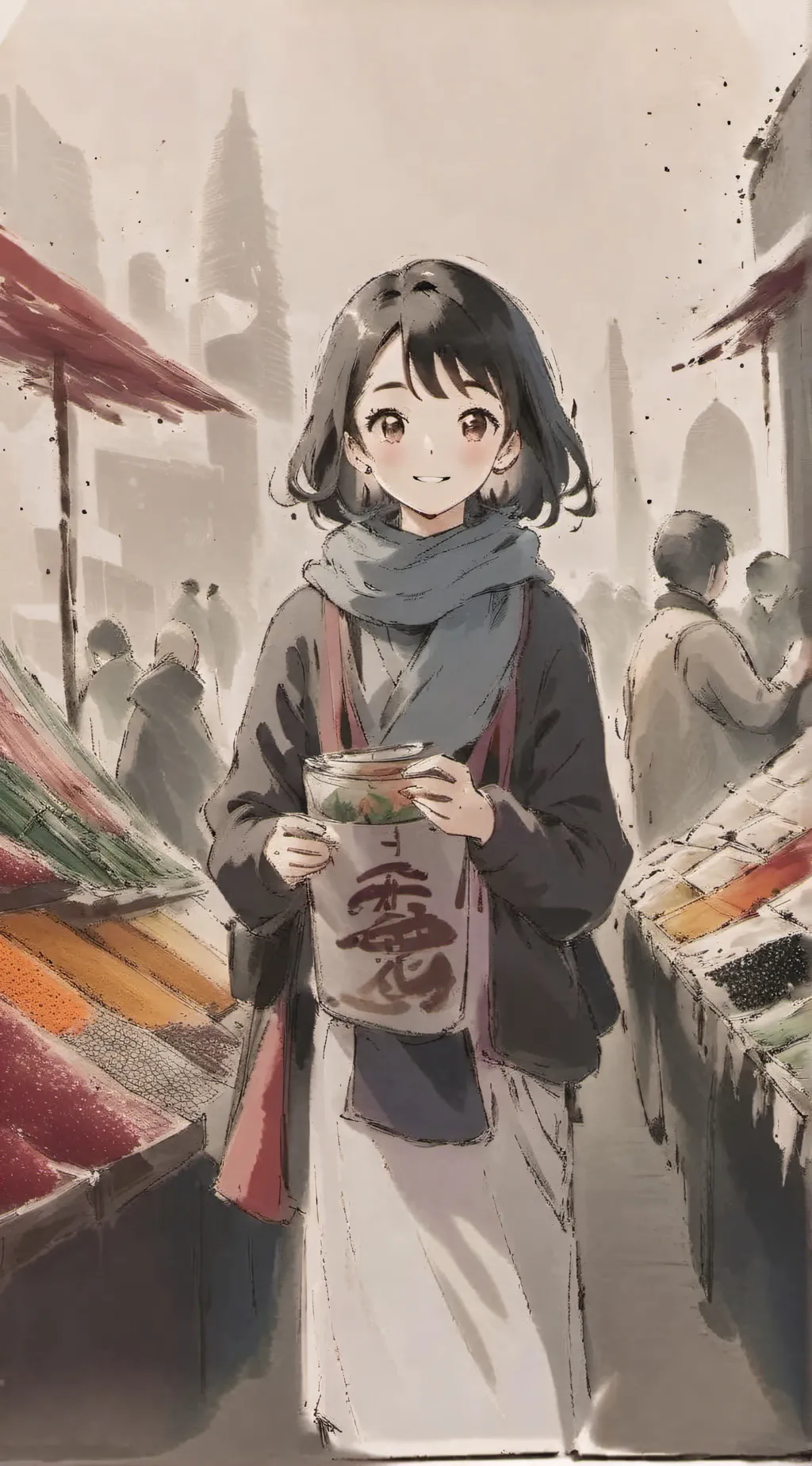 ai character: Shizuka background