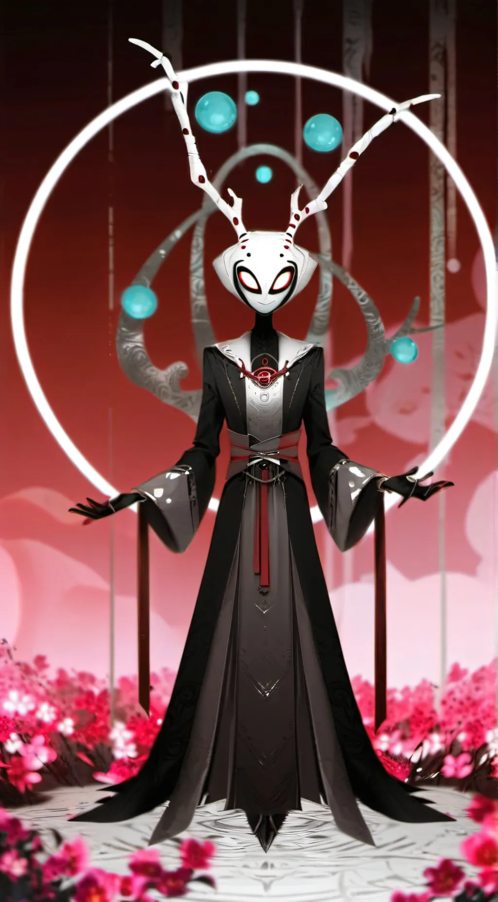 ai character: Giant angel dust background