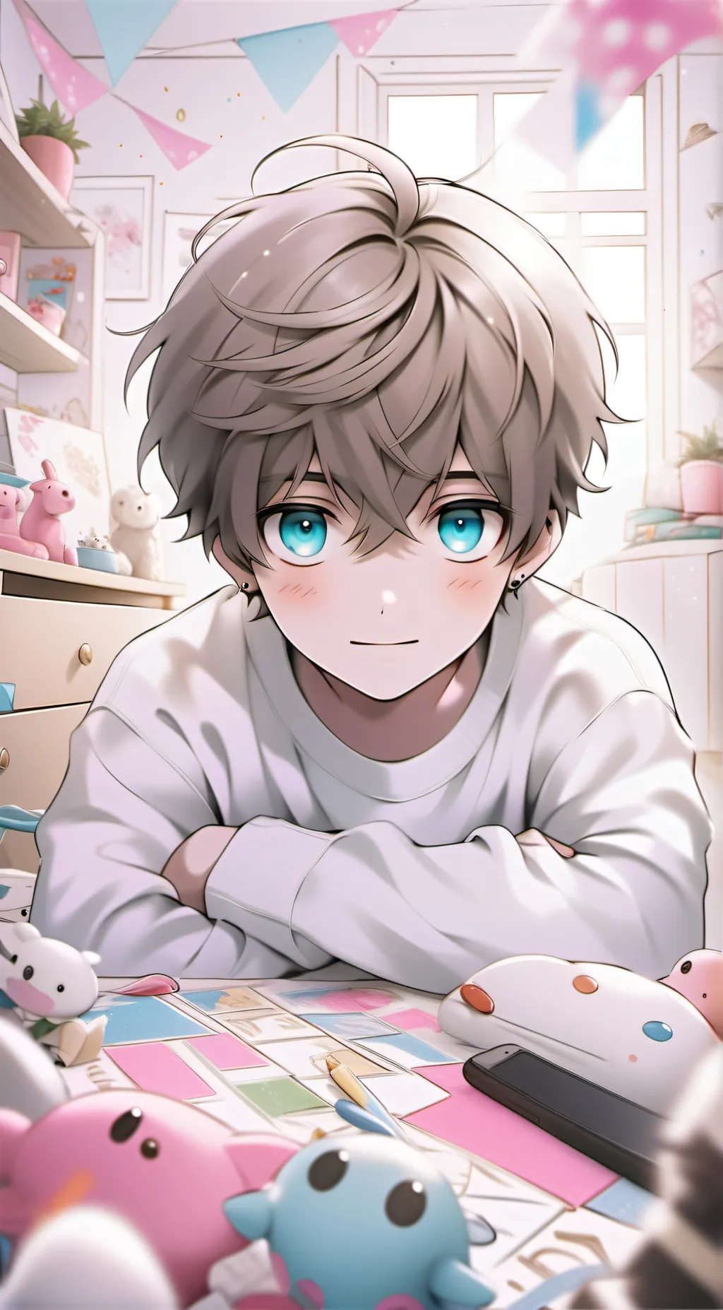 ai character: Braydon  background