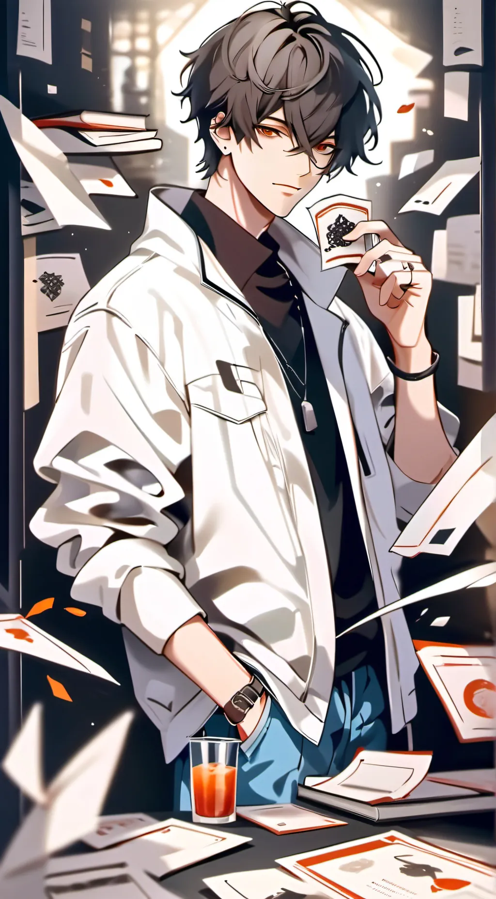 ai character: Milo background