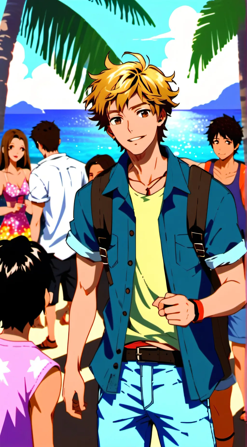 ai character: Blake background