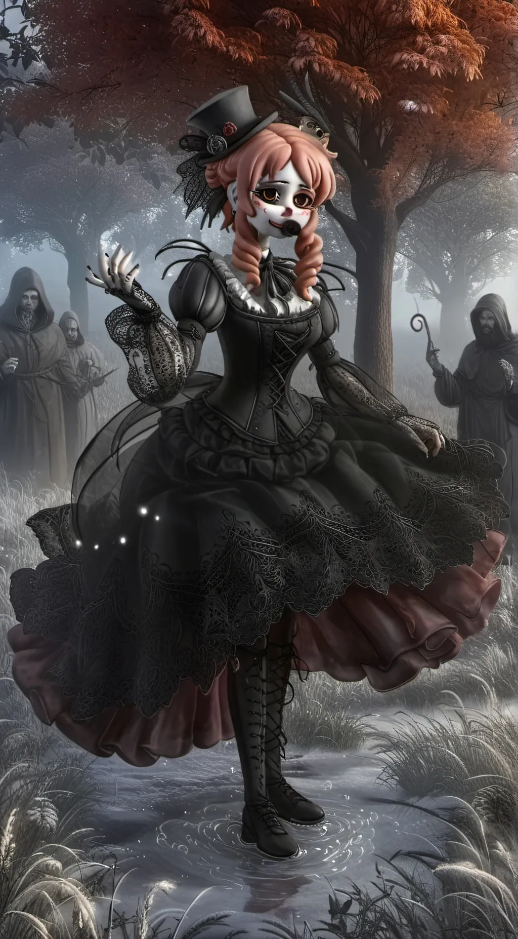 ai character: napcat 🤨🤨 background