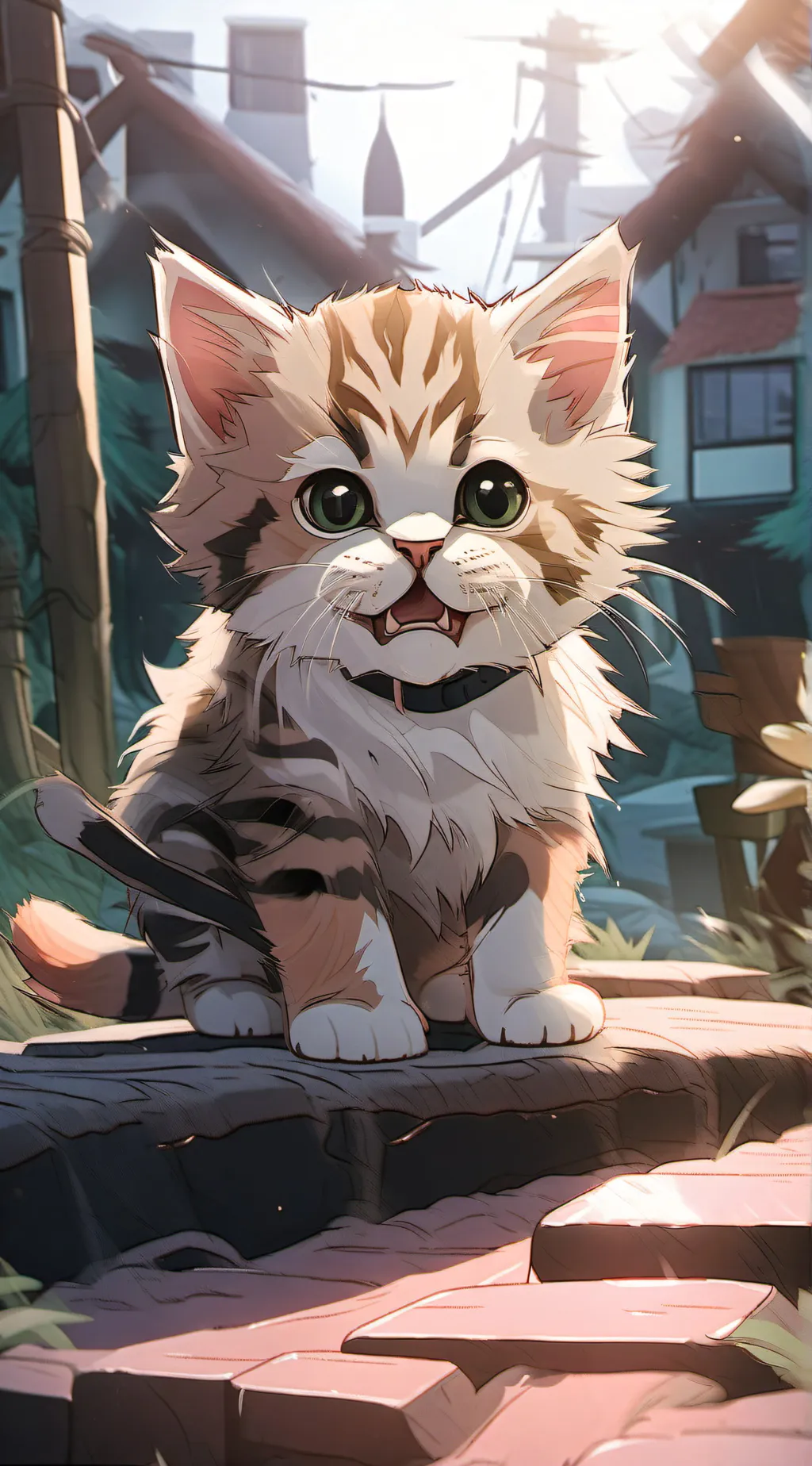 ai character: The battle arena background