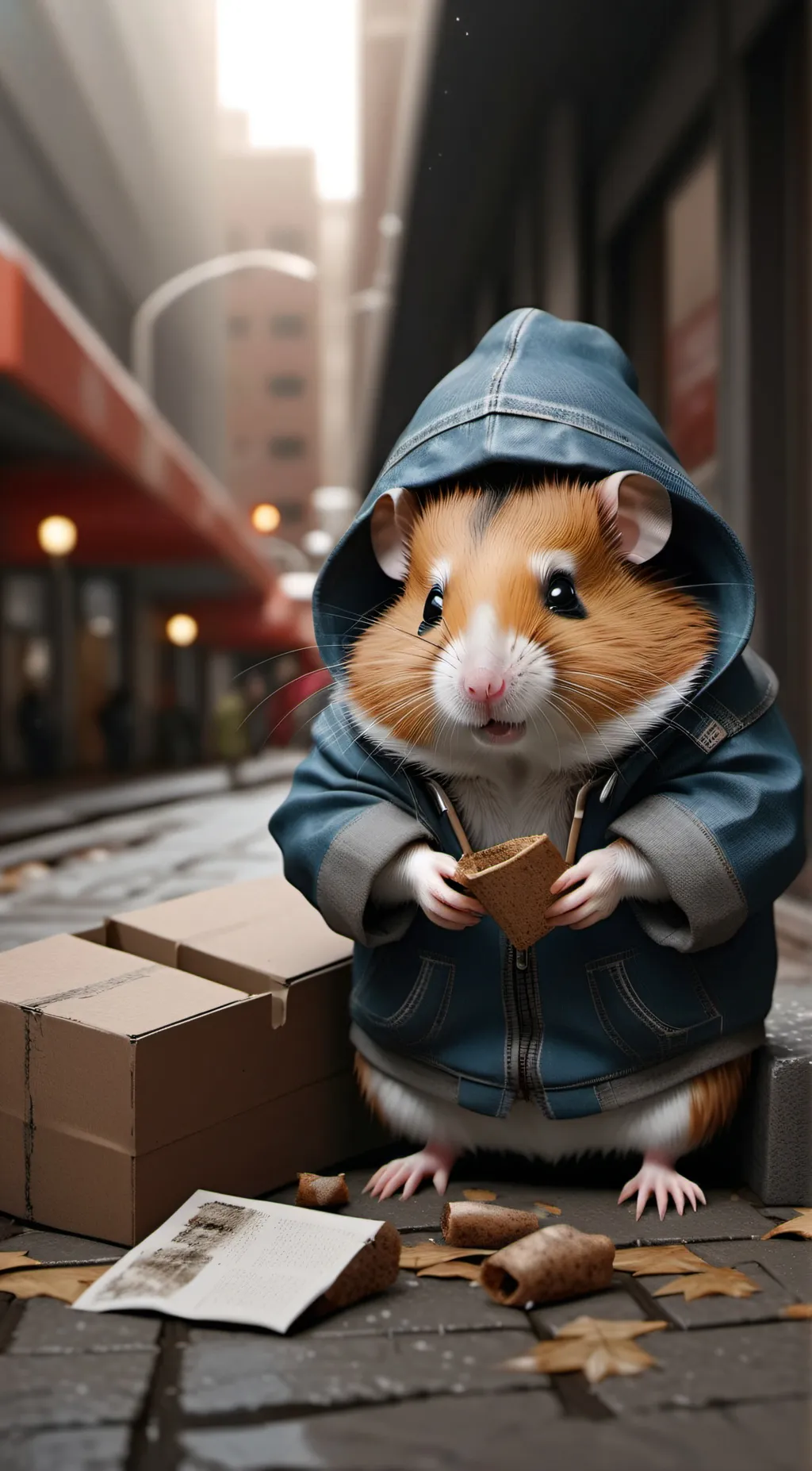 ai character: nugg background