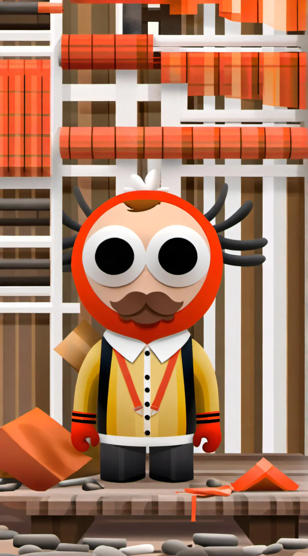 ai character: BREAD background