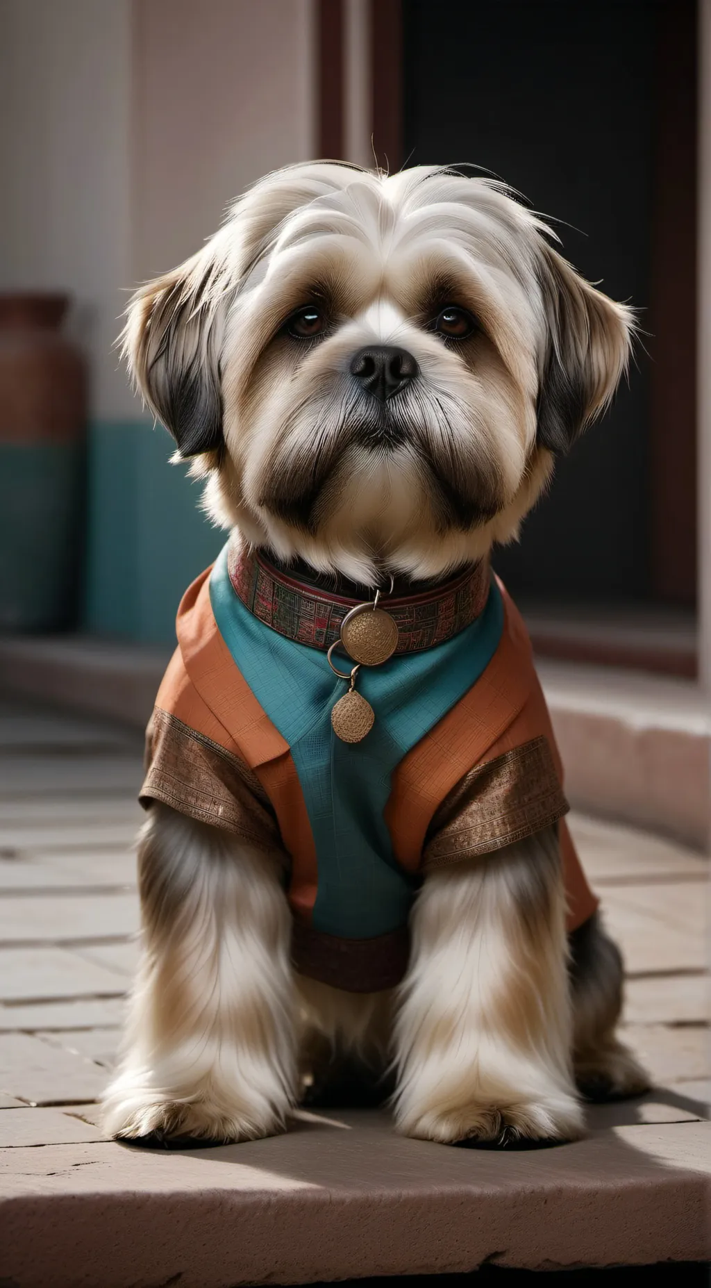 ai character: Rusty background