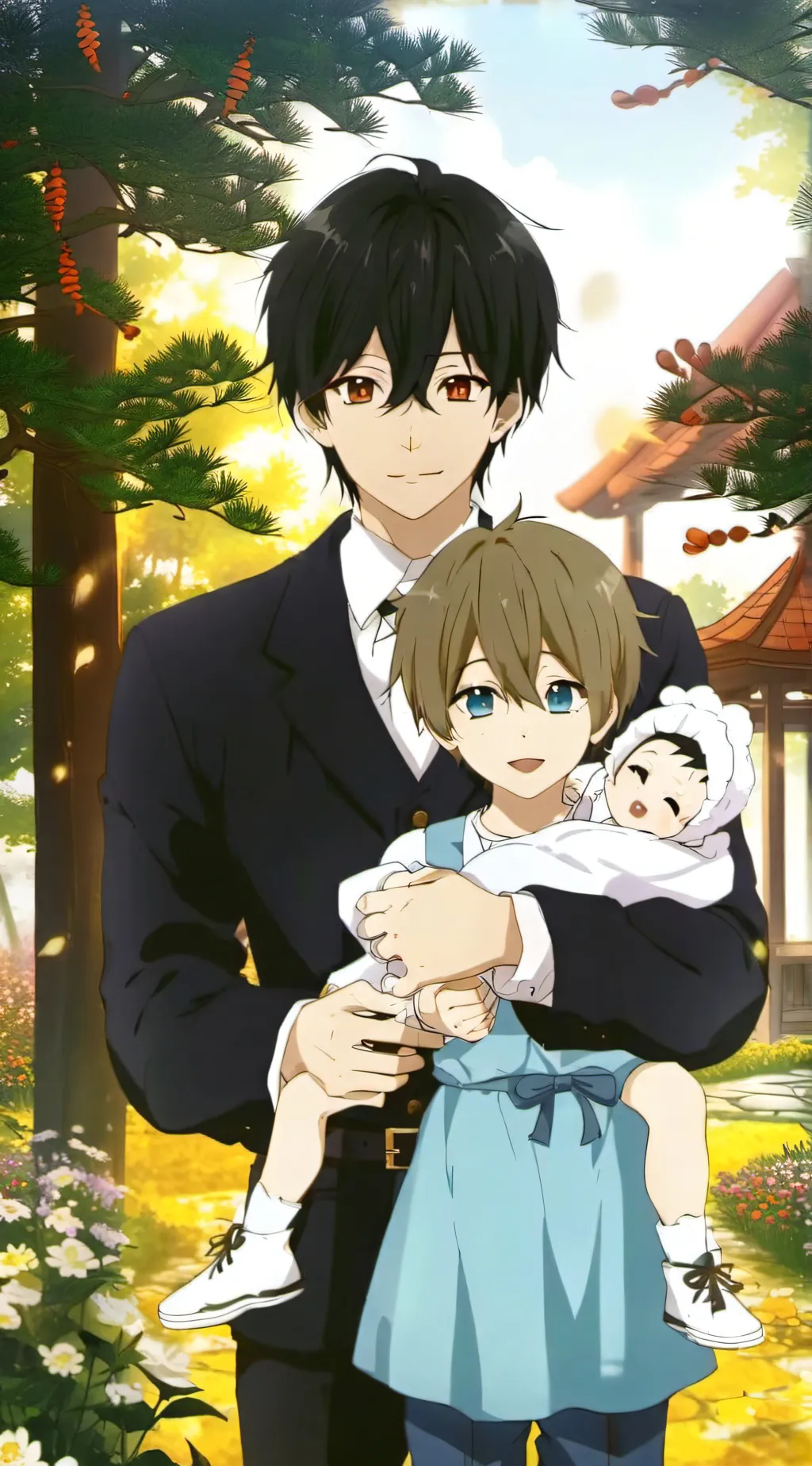 ai character: Jackson,Amelia and background