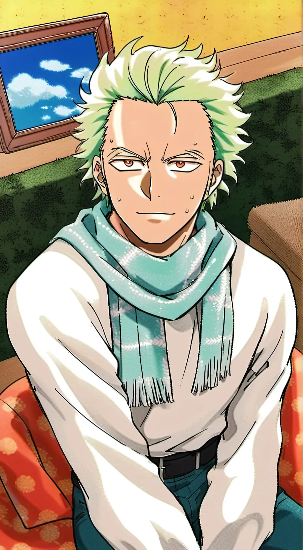 ai character: zoro background