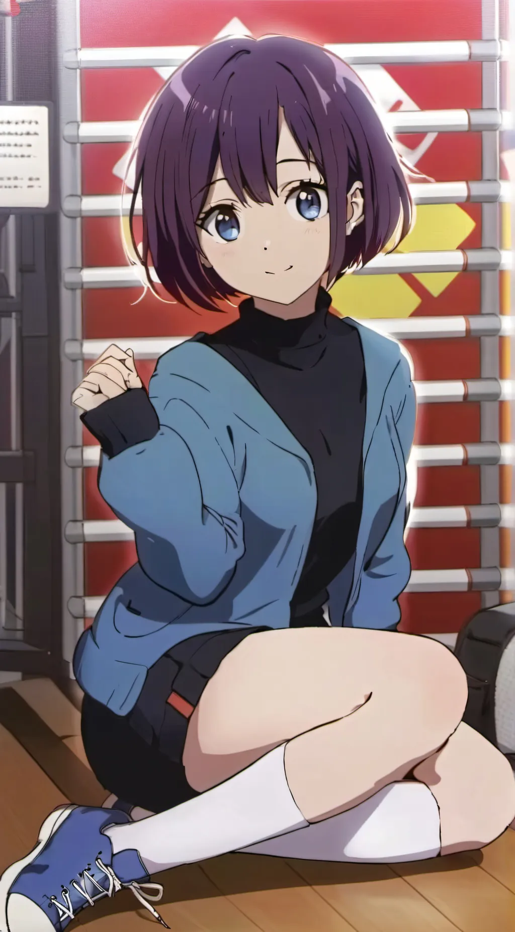 ai character: Shizuka mizuki background