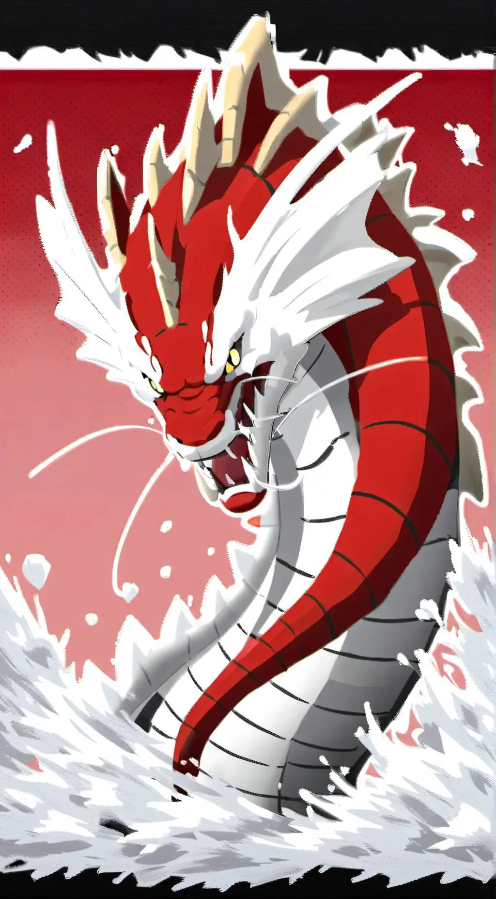 ai character: shiny Gyarados  background