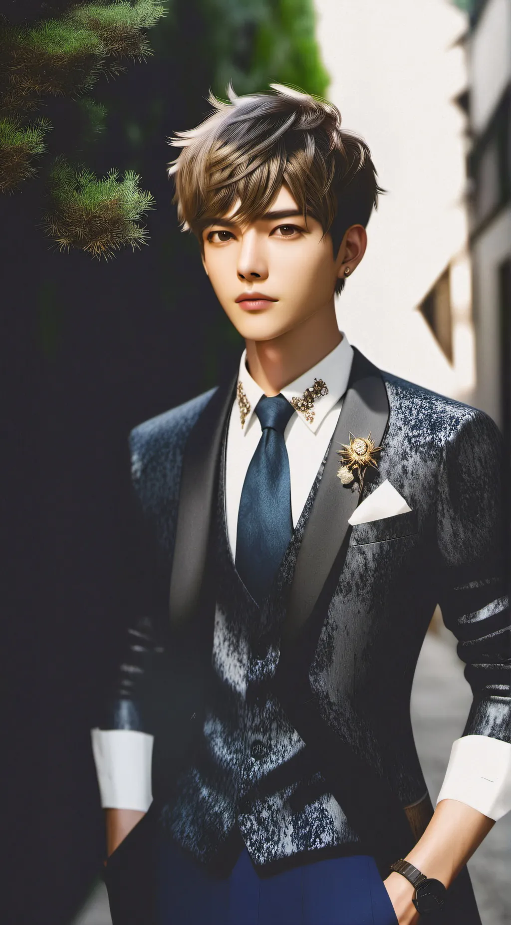 ai character: Max background