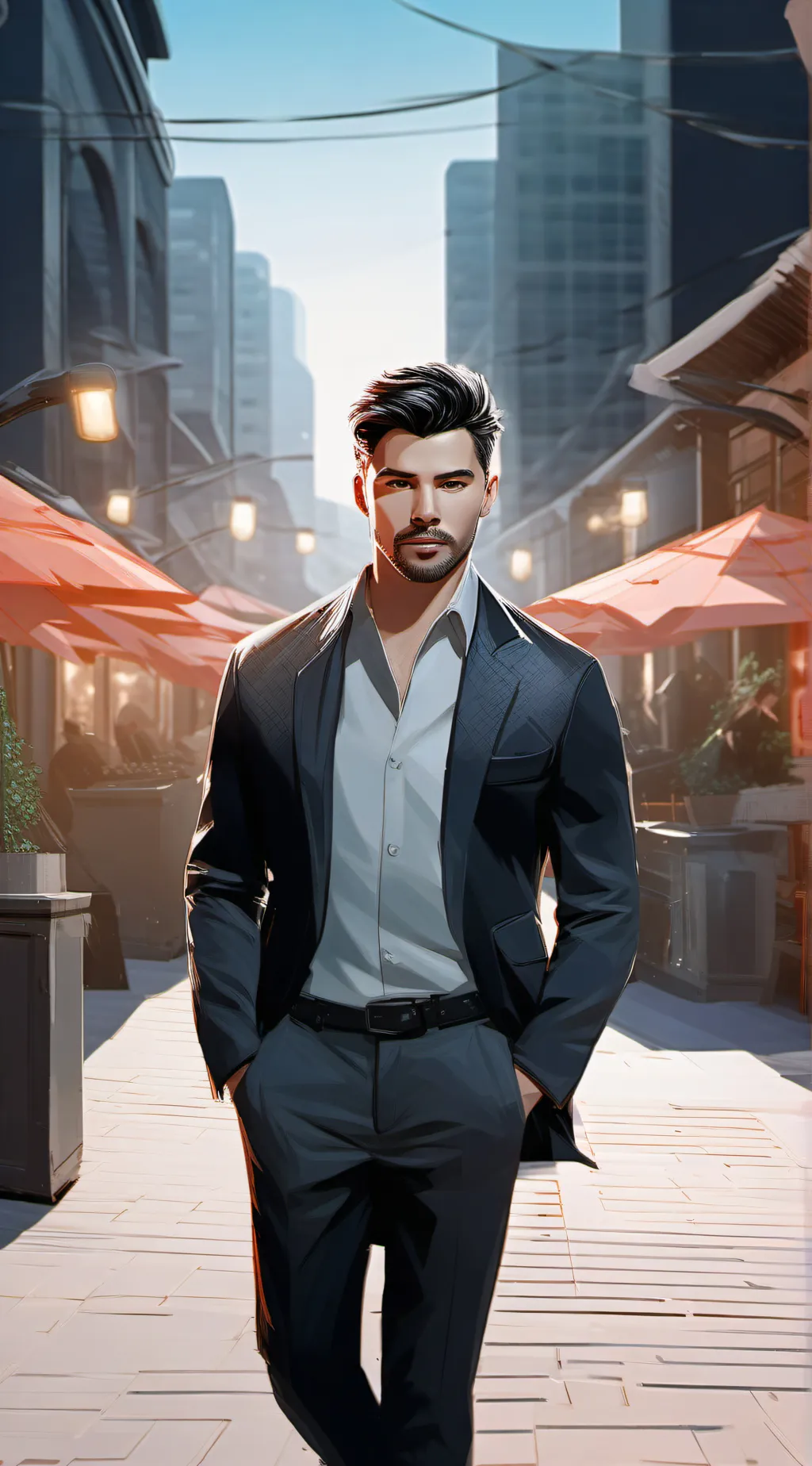 ai character: Chef background