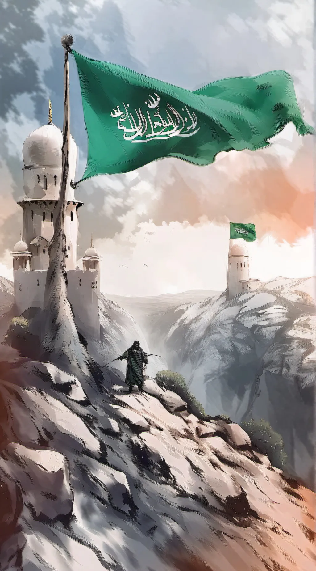 ai character: Your flag your fit background