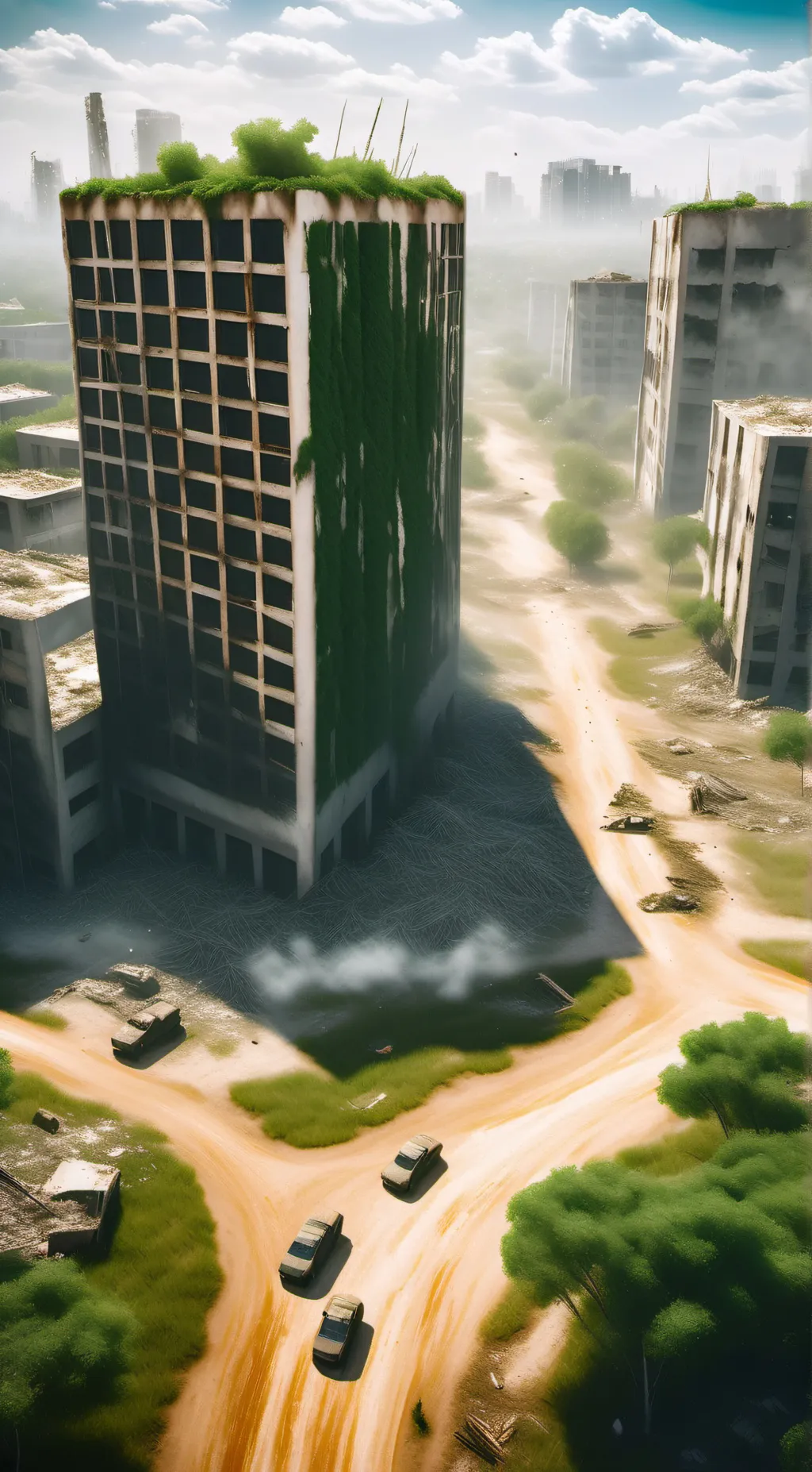 ai character: Ghost. background