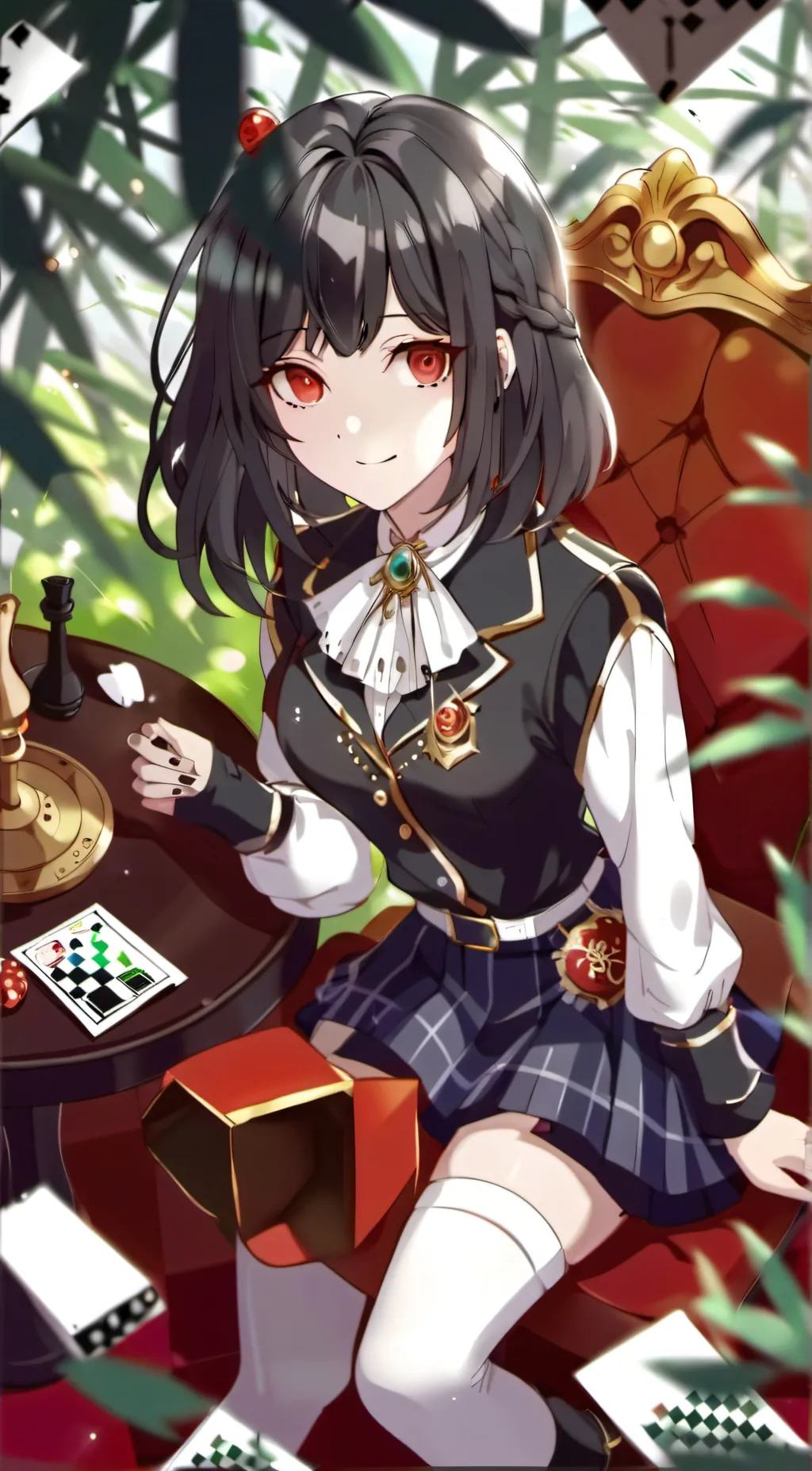 ai character: lily background