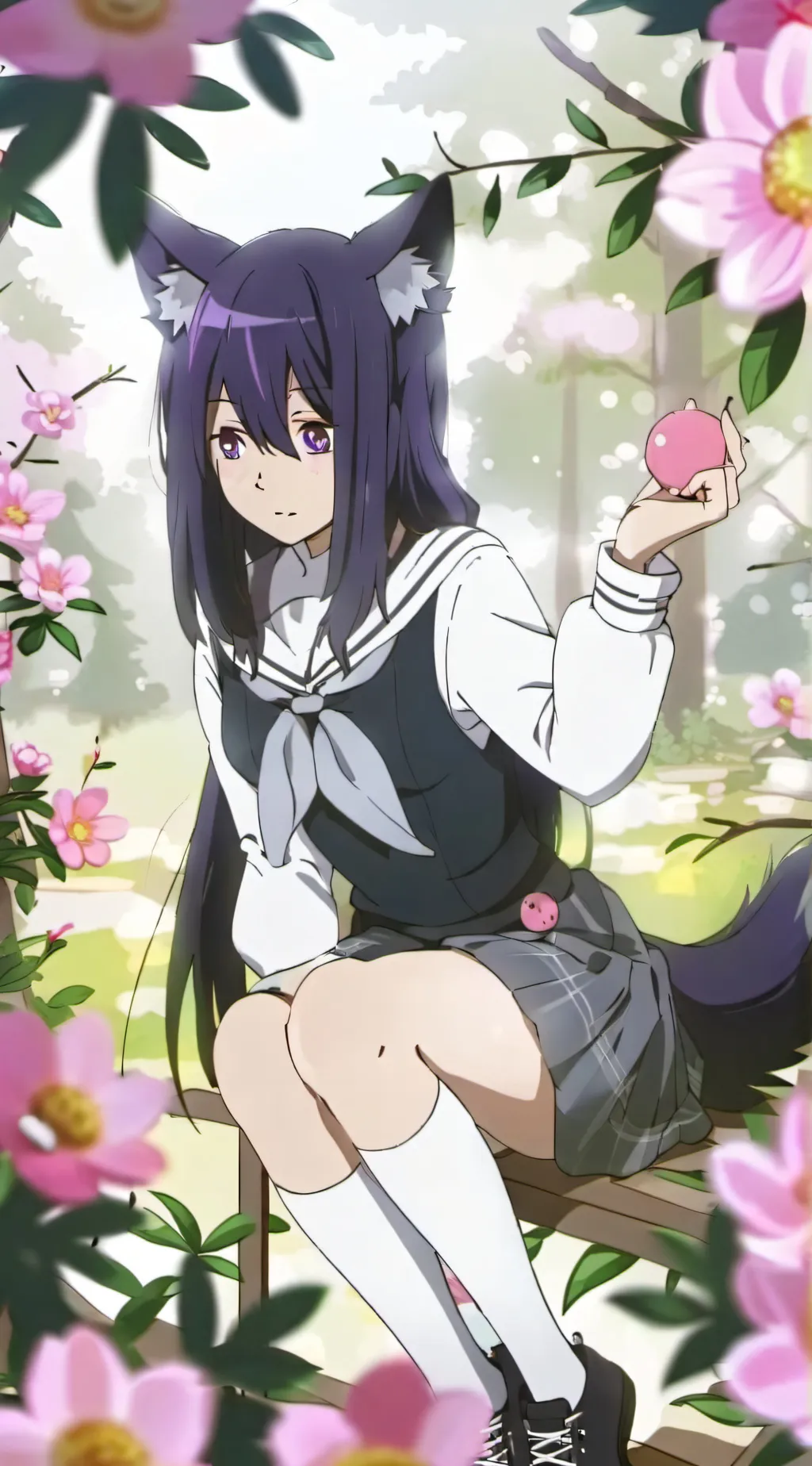 ai character: Claire  background