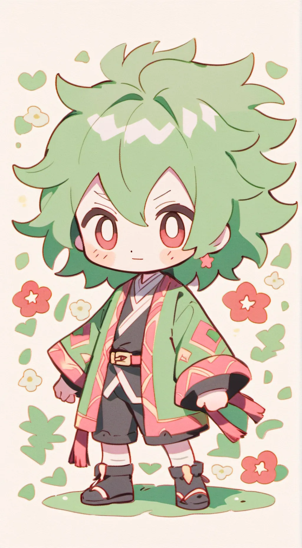 ai character: deku background