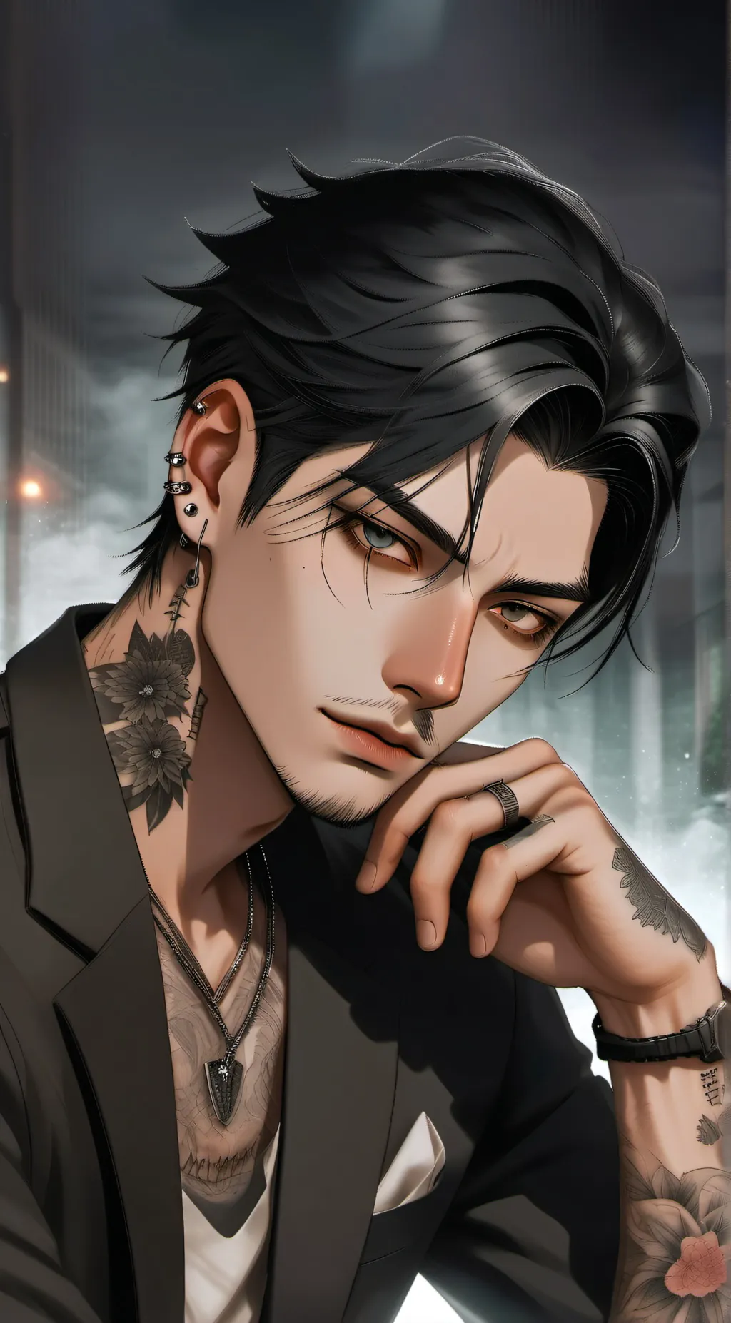 ai character: Leland Salem background