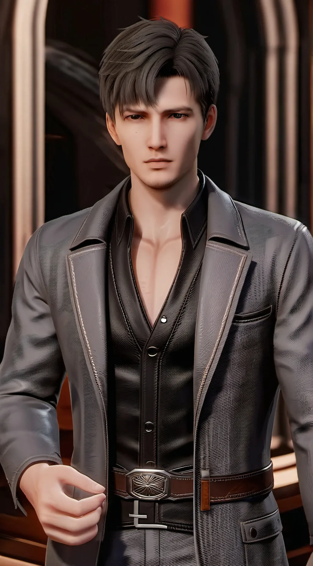 ai character: Step Father background