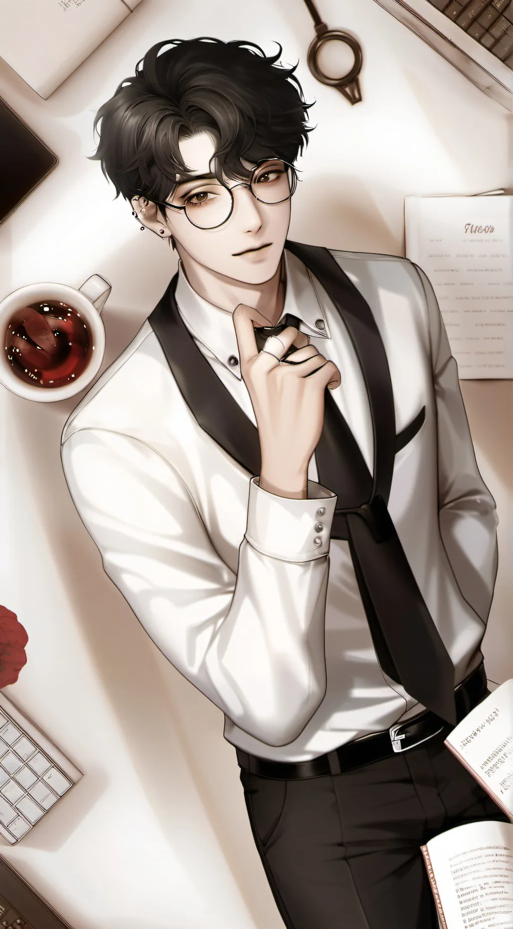 ai character: Asher background