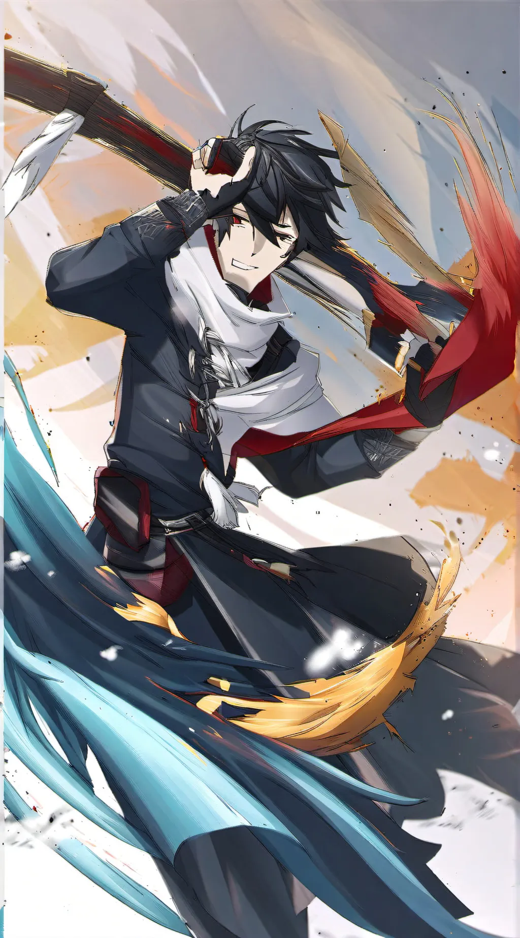 ai character: Blade master  background