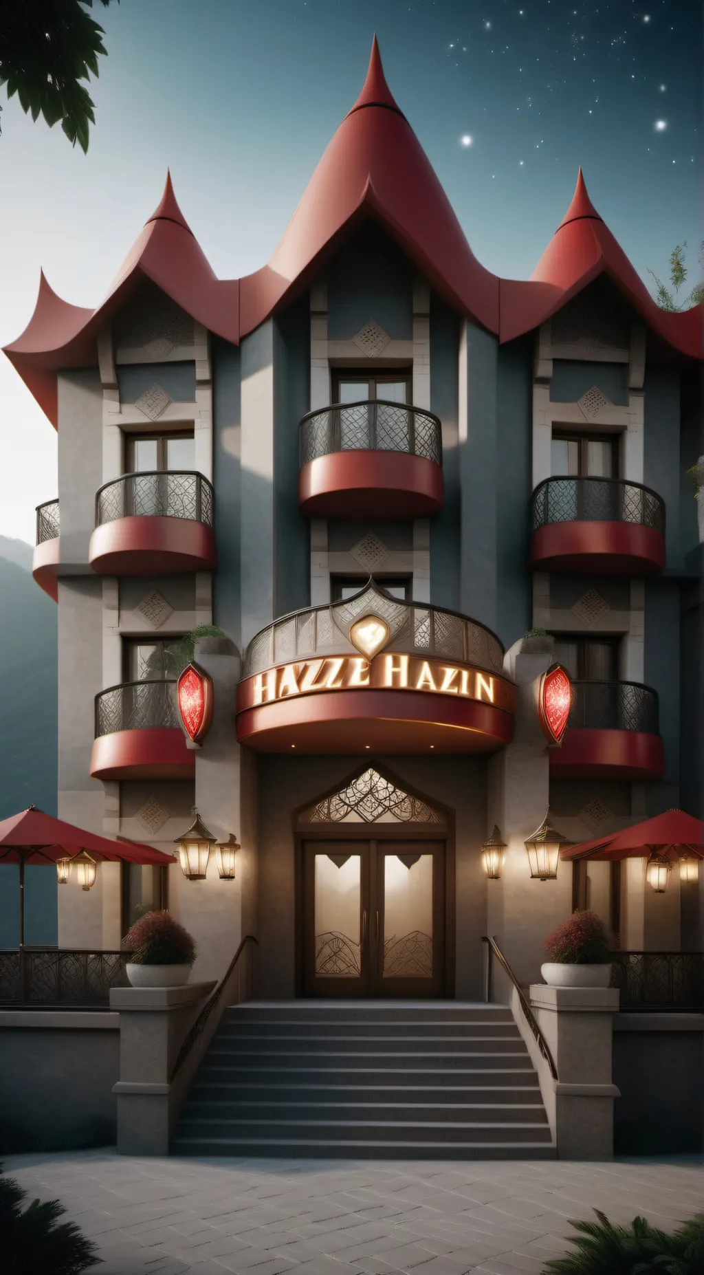 ai character: Hazbin  background