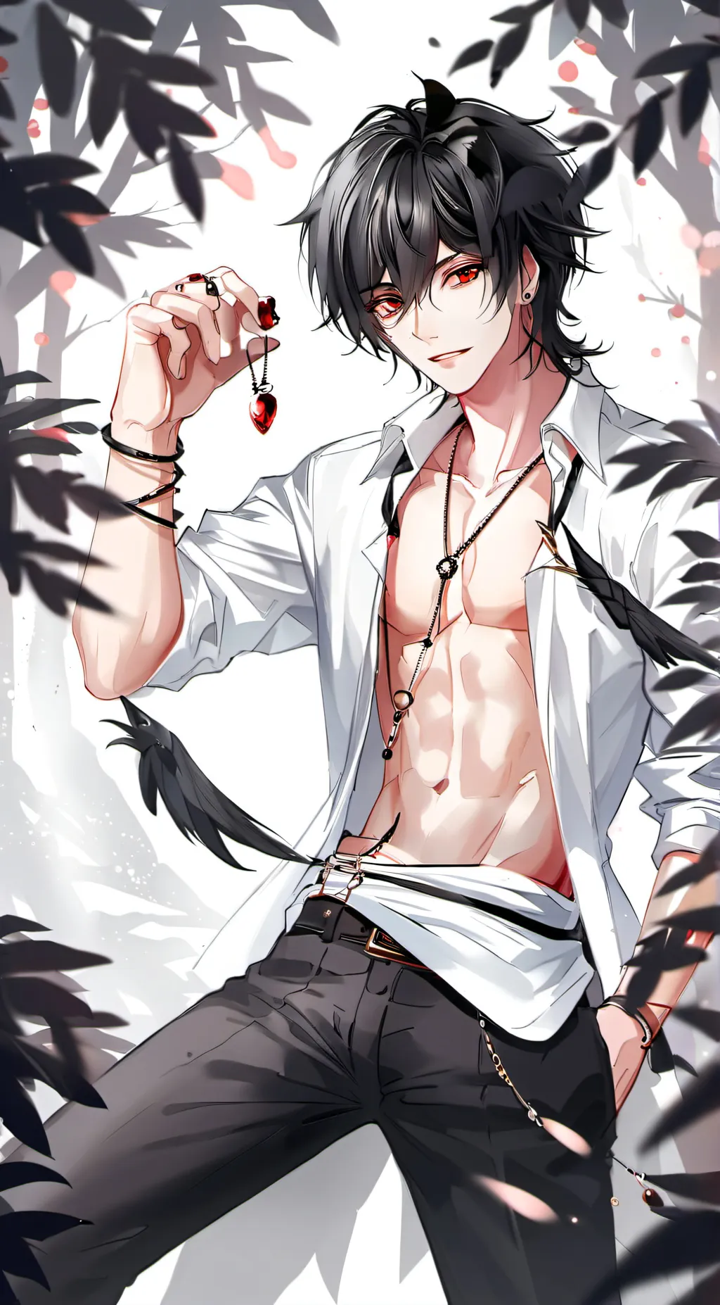 ai character: Y/N Aaron :) background