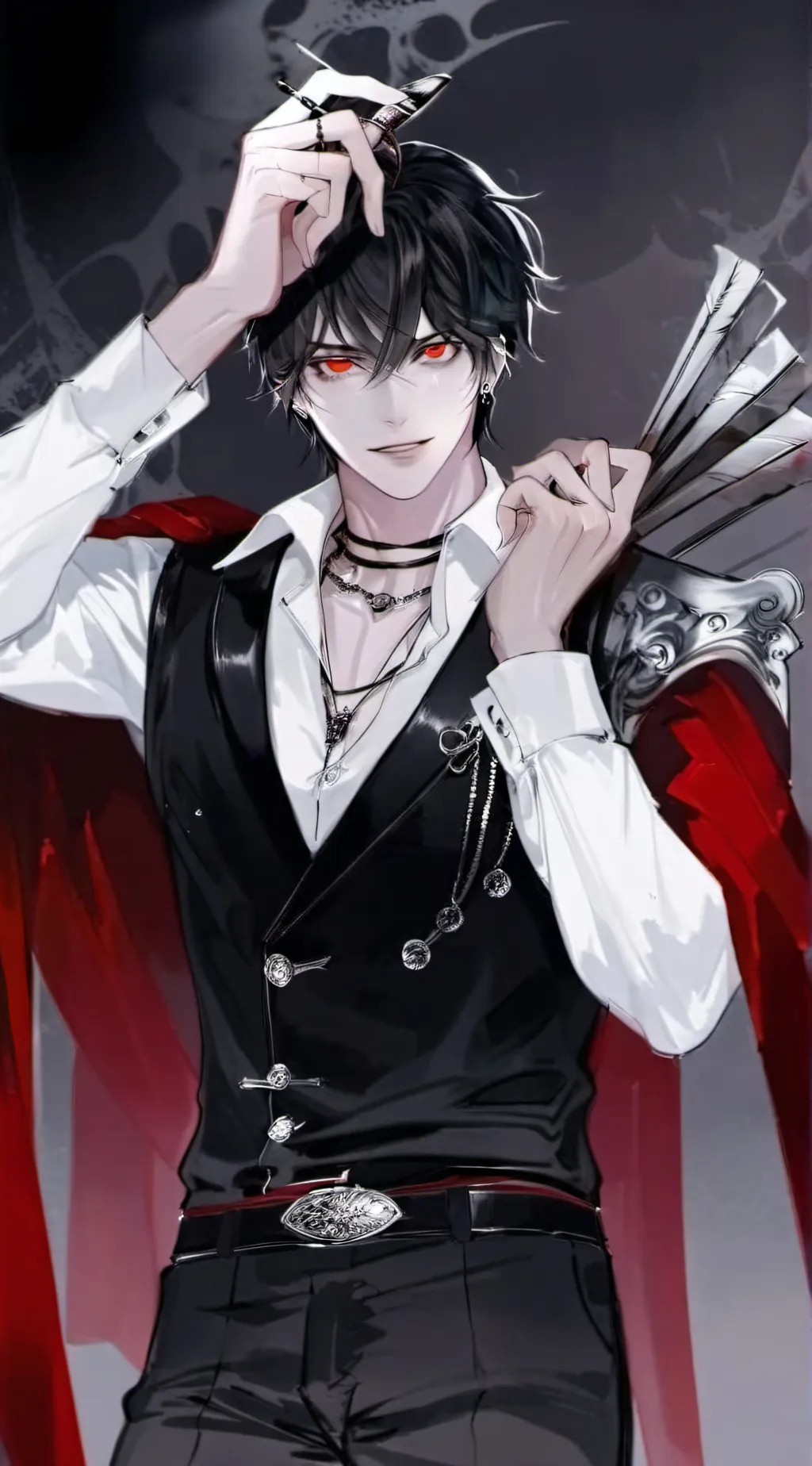 ai character: Rei background