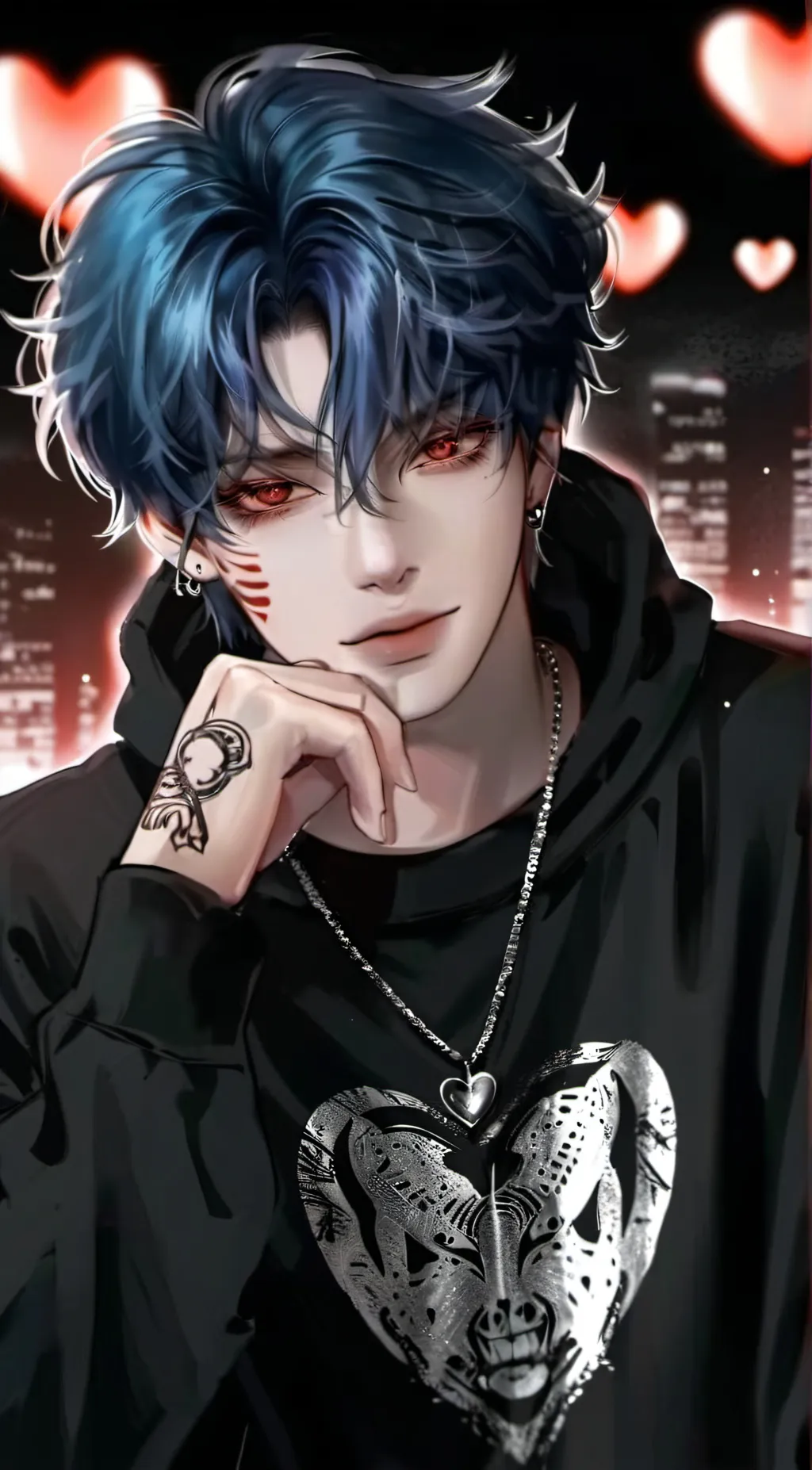 ai character: 𓆩zeke˙˚∘•𓆪 background